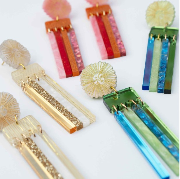 Hagen + Co Earrings Goddess Ocean