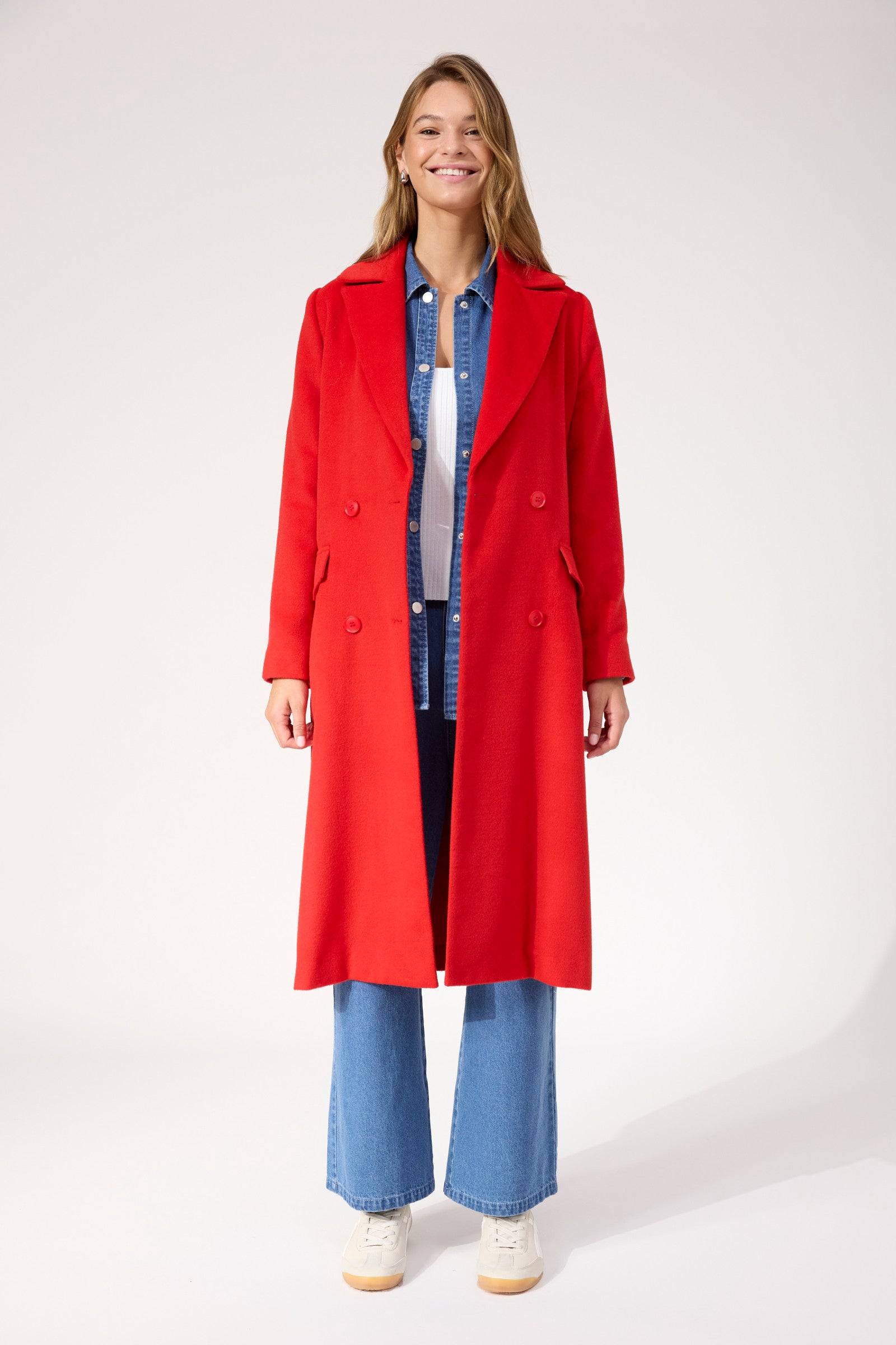 Haven Chicago Coat Red