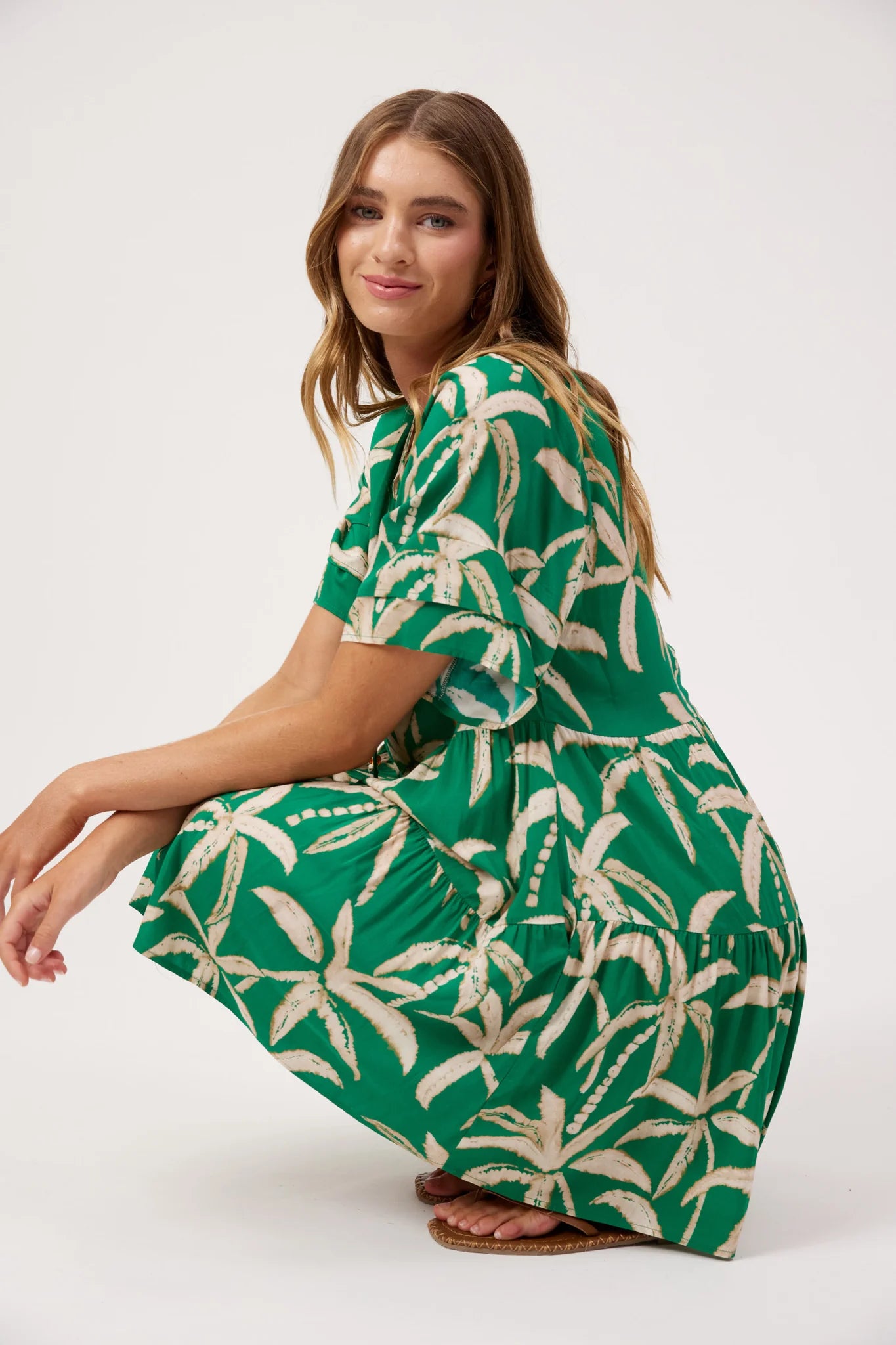 Haven Congo Dress Palm