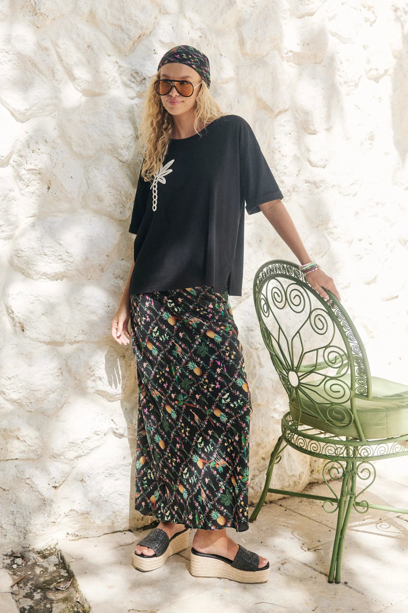 Haven Congo Maxi Skirt Jungle