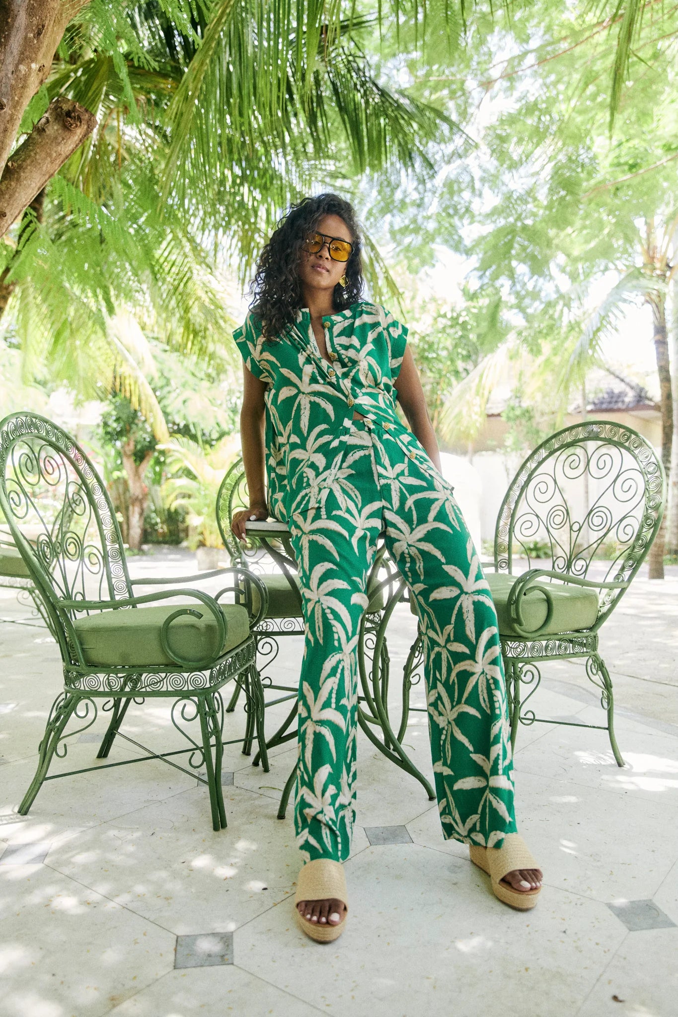 Haven Congo Pant Palm