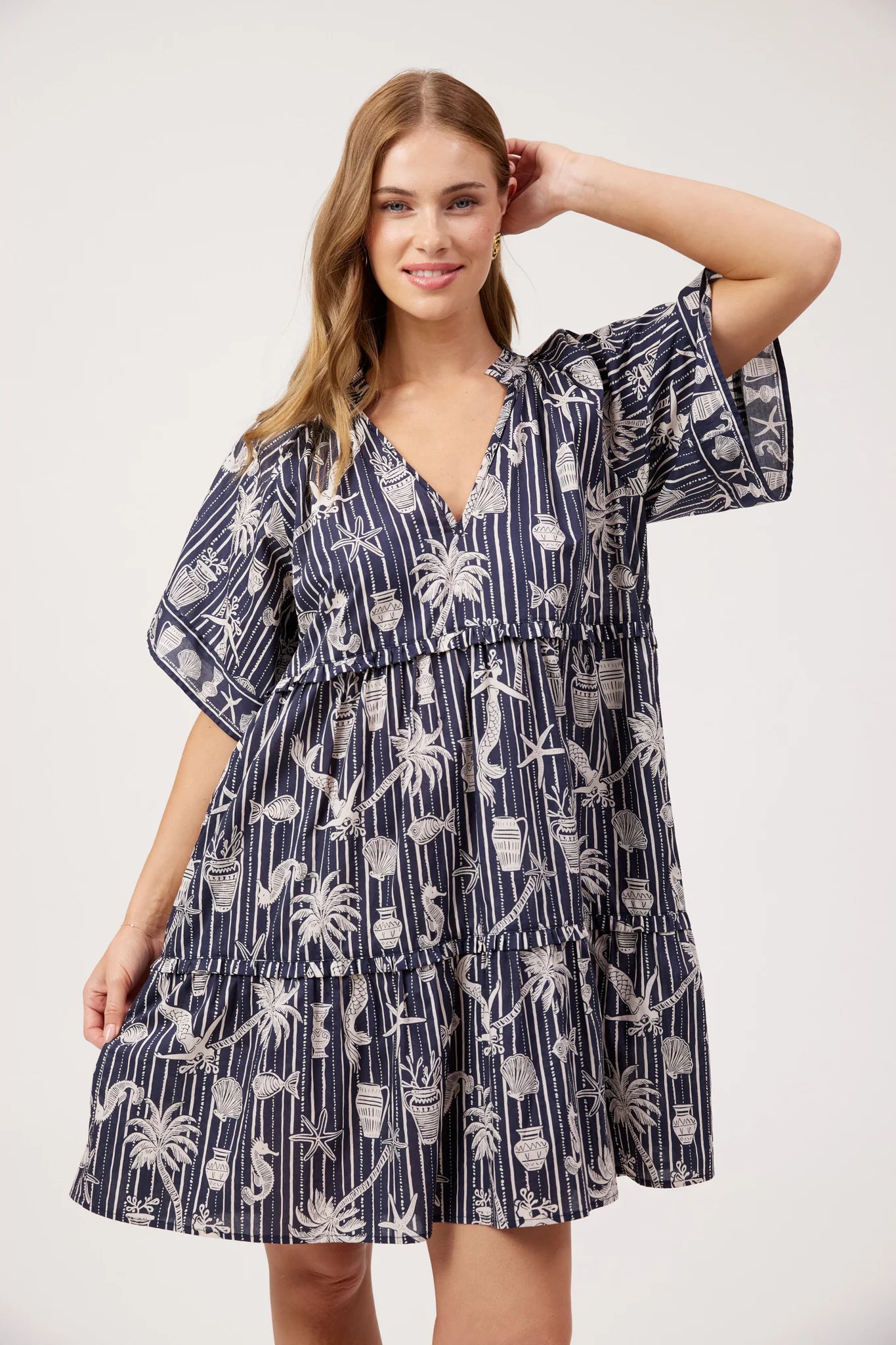 Haven Crete Dress Sea
