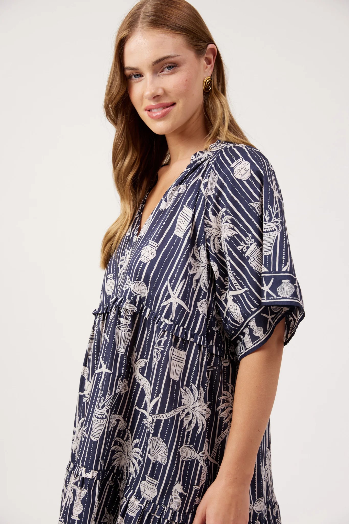 Haven Crete Dress Sea