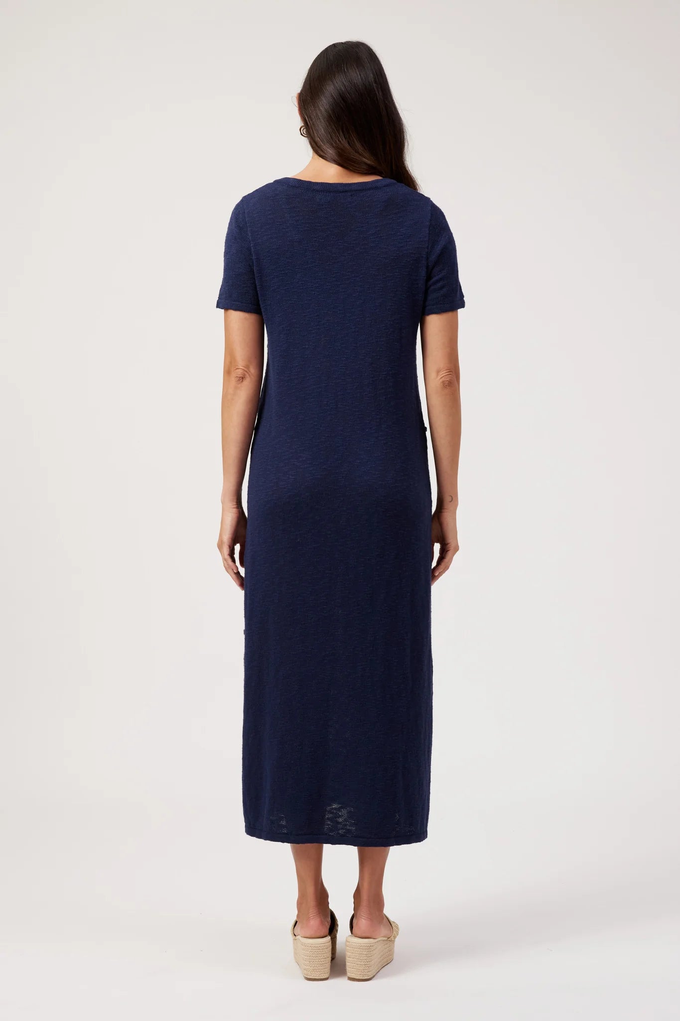 Haven Olympus Applique Dress Navy