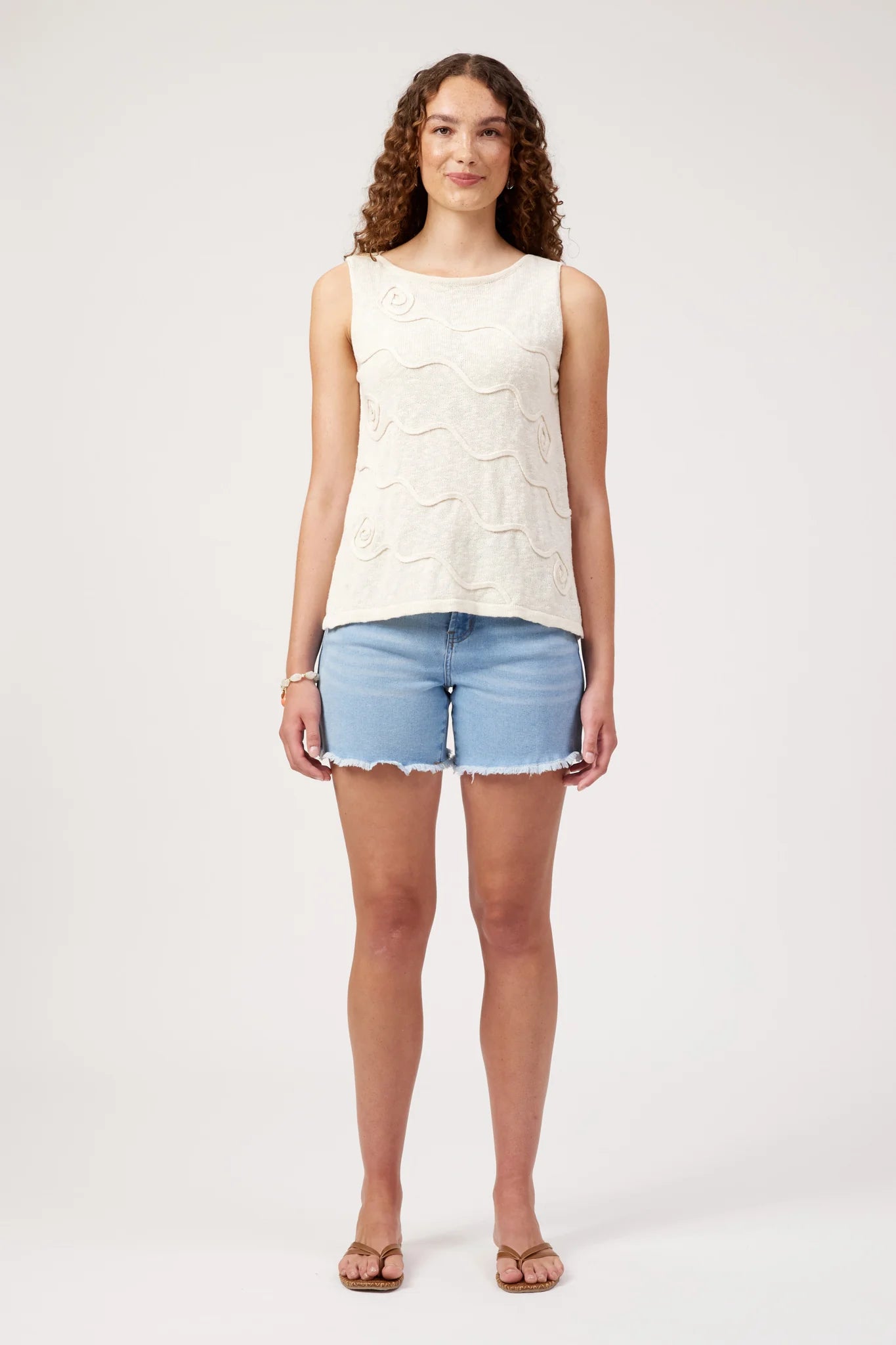Haven Olympus Applique Tank Sand
