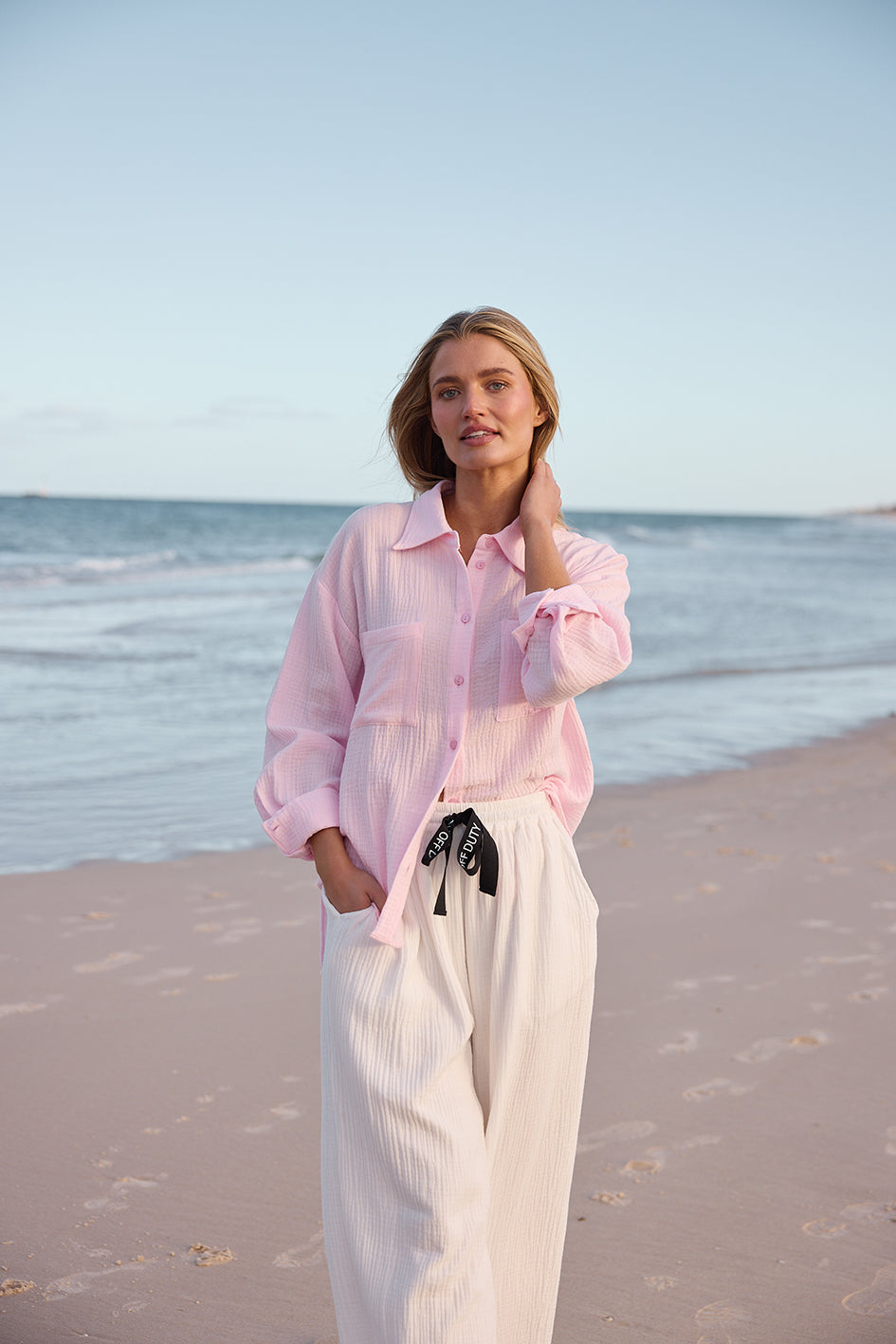 Holiday Coral Shirt Baby Pink