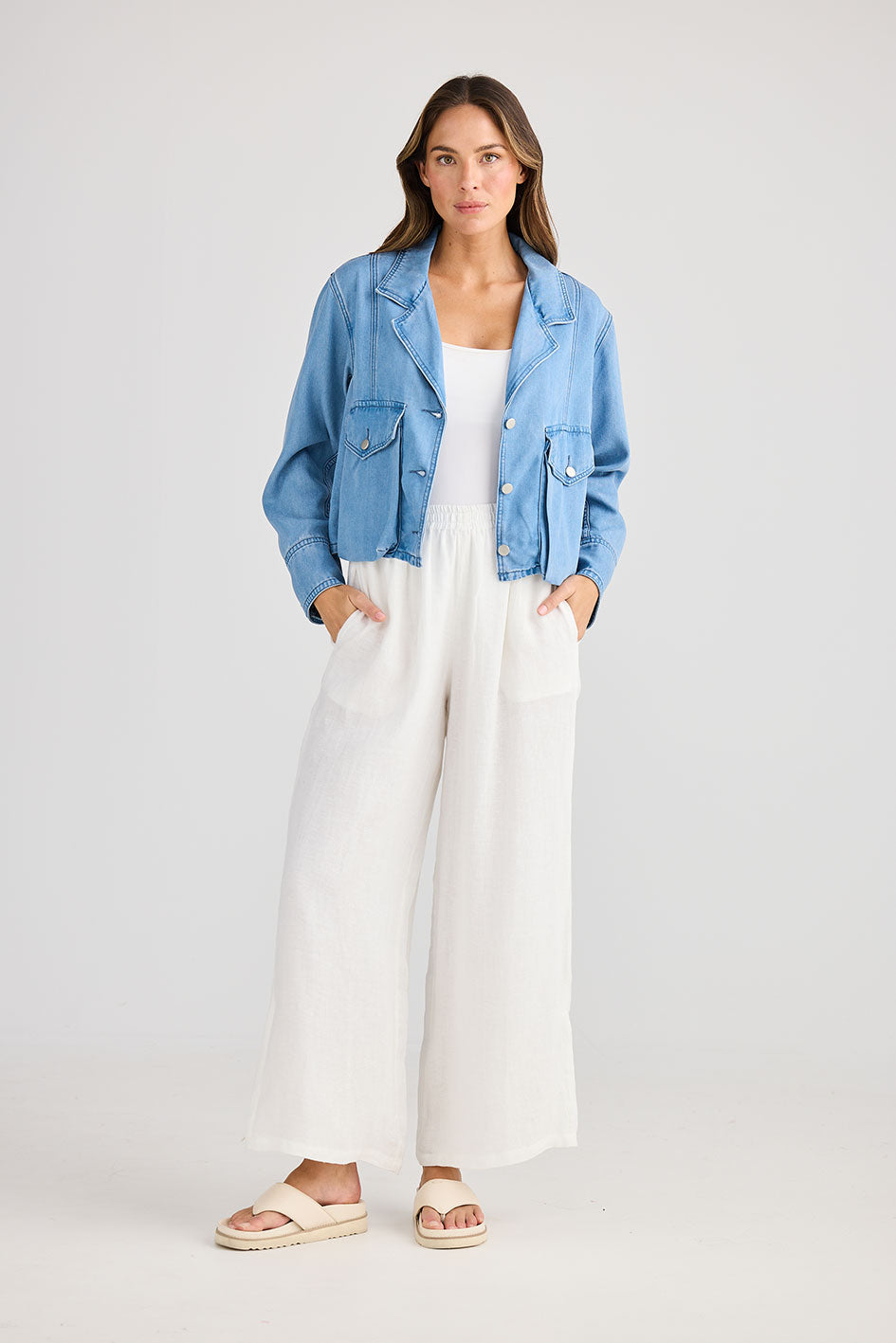 Holiday Cruise Jacket Blue Wash