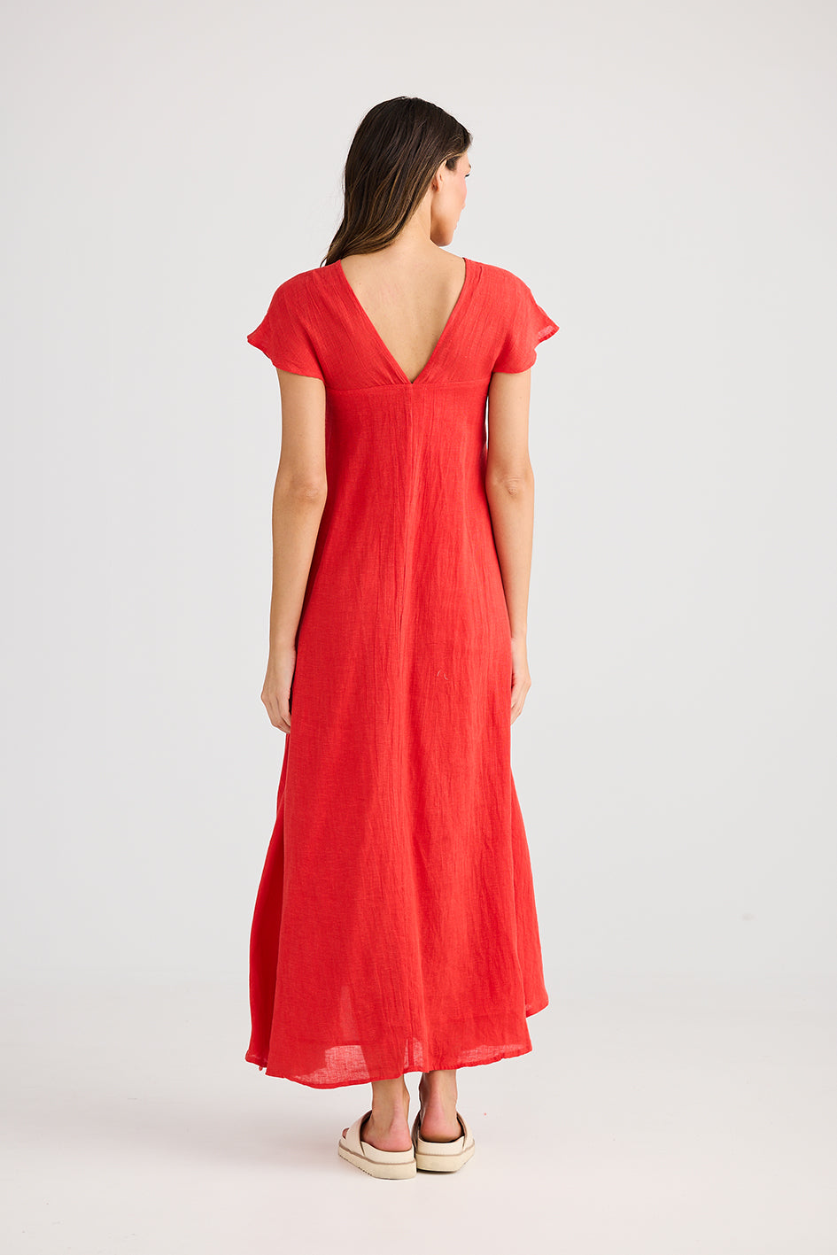 Holiday Sail Away Dress Red