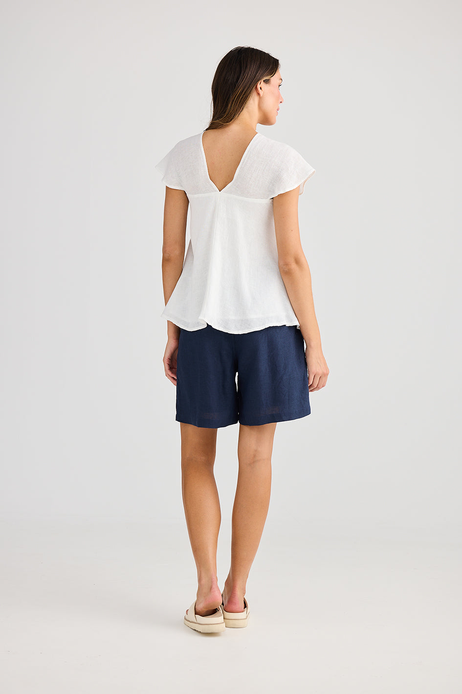 Holiday Sail Away Top White