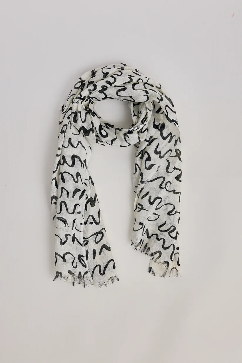 Holiday Life Scribe Scarf Black