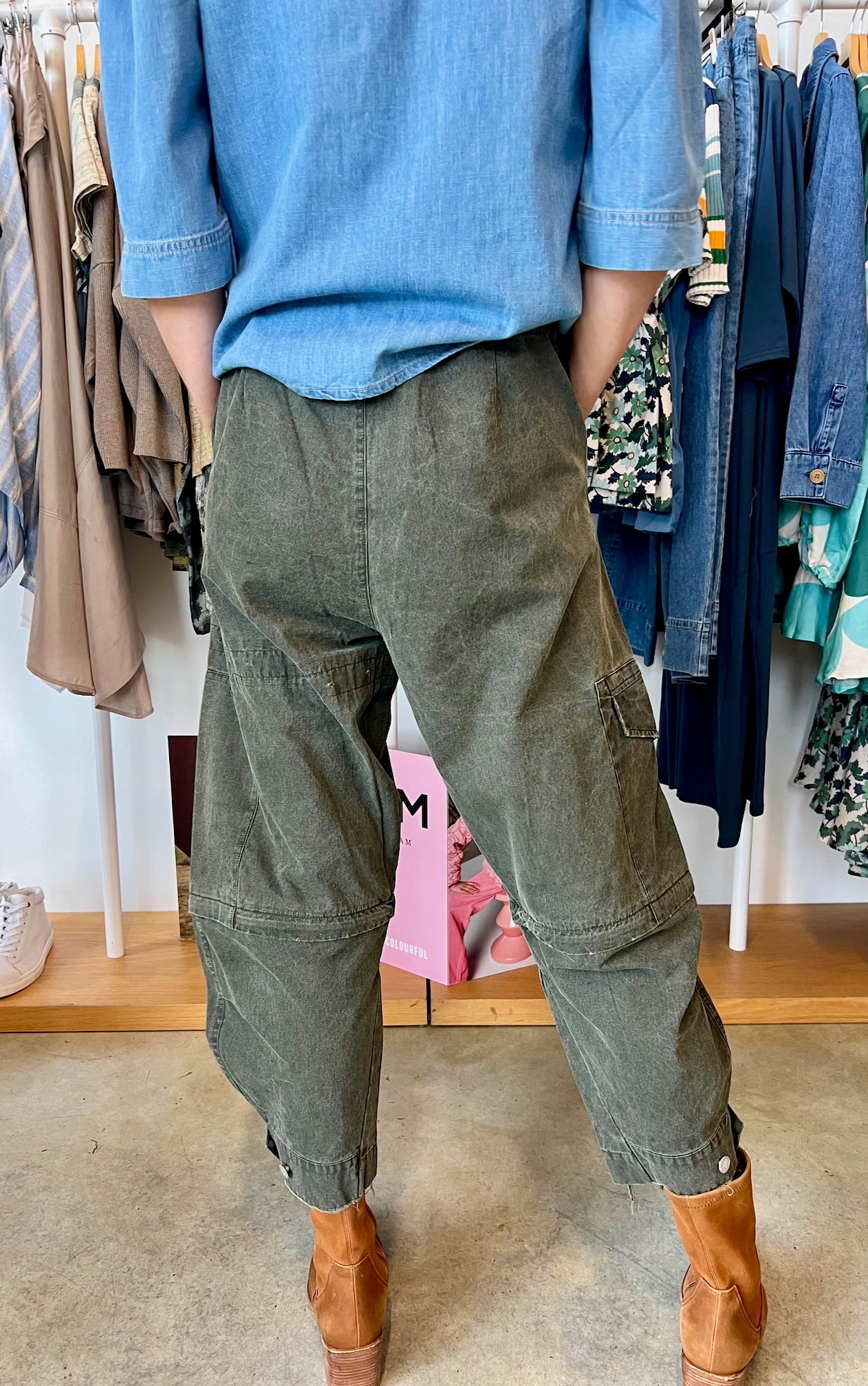 M. A. Dainty Trucker Pant Olive