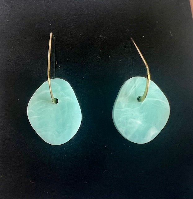 Hagen + Co Luna Earrings Aqua