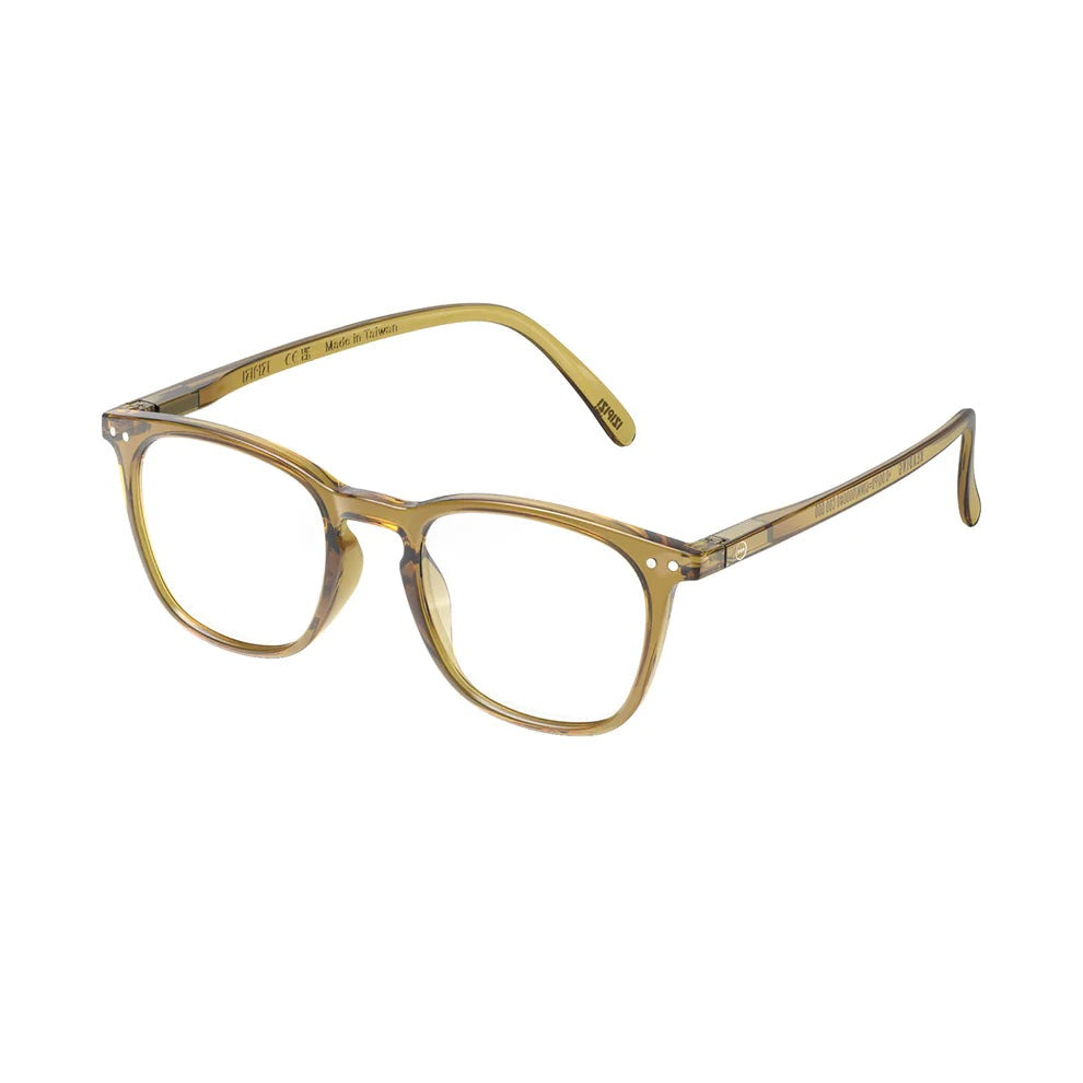 Izipizi #E Reading Glasses Golden Green