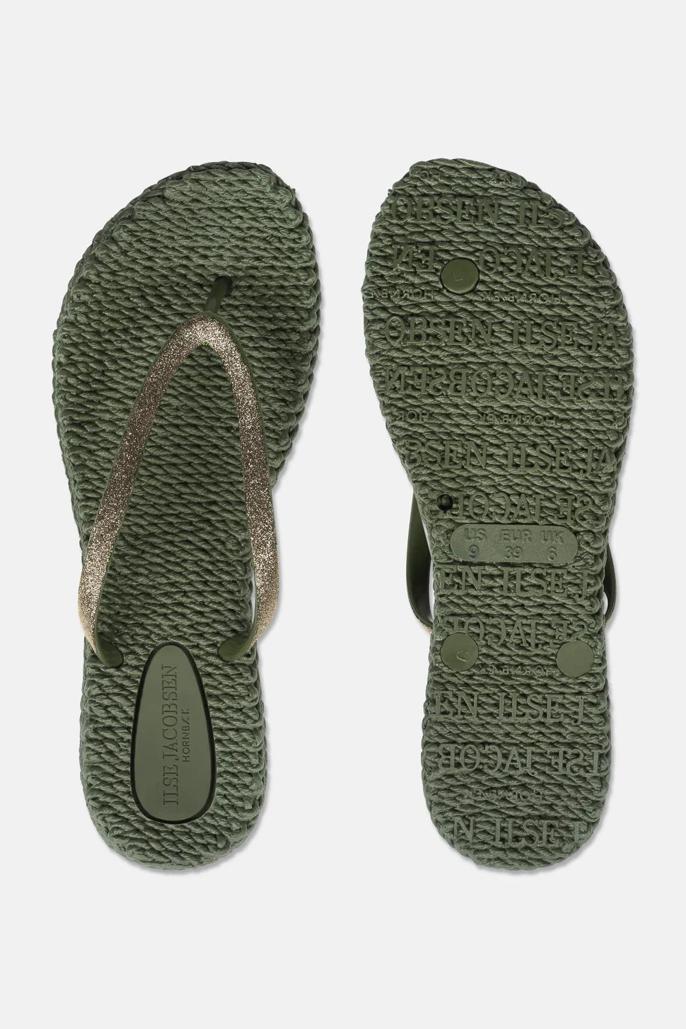 Ilse Jacobsen Cheerful Flip Flops Army