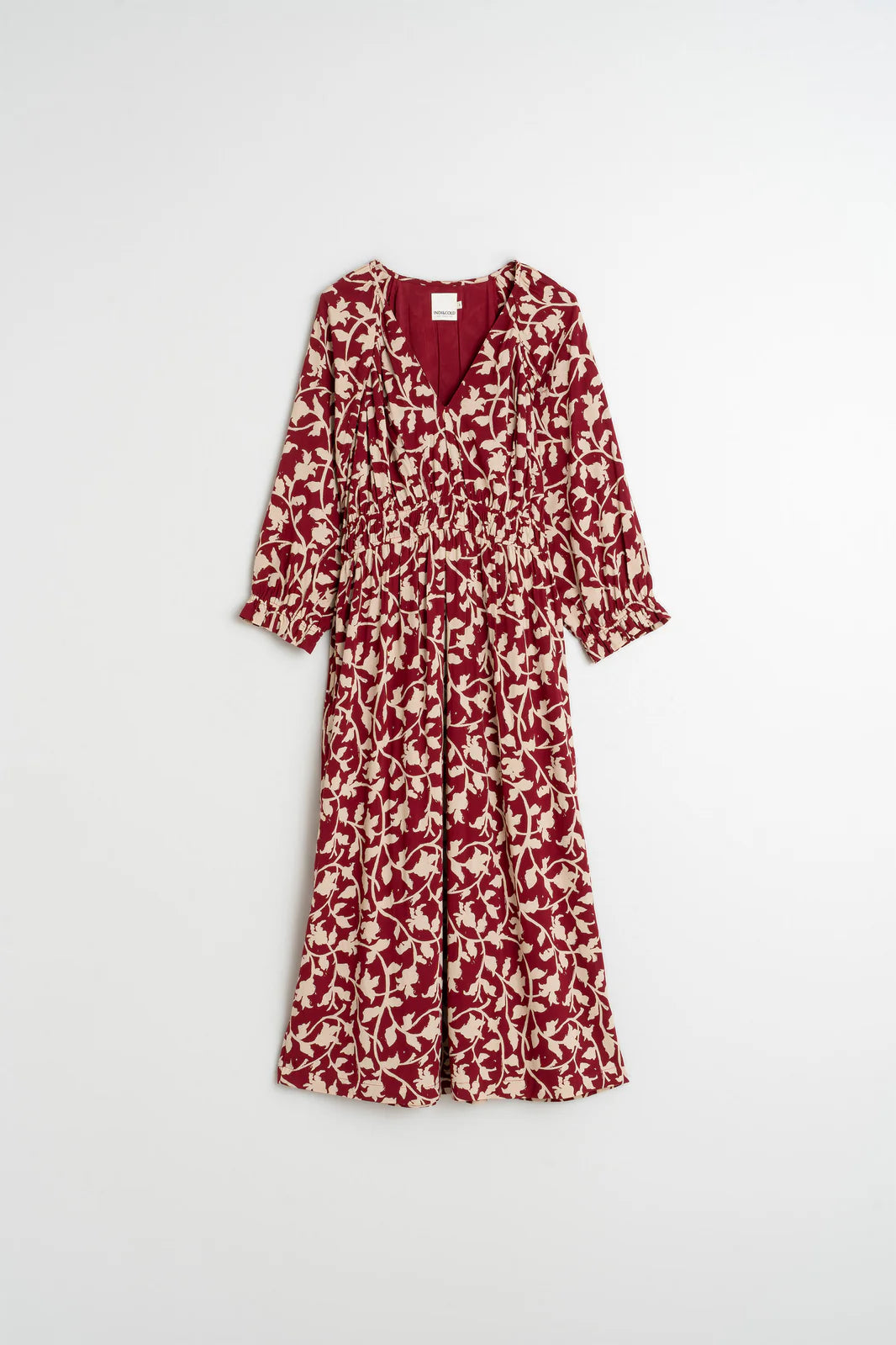 Indi & Cold Vicose Midi Dress Cereza AD170