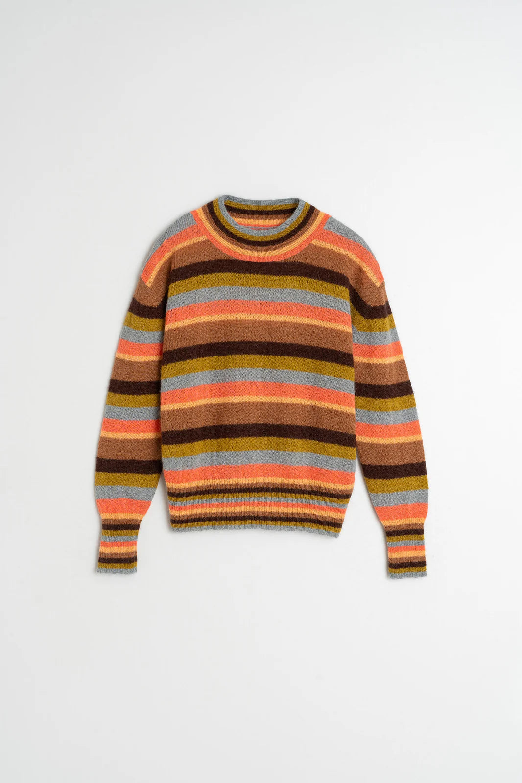 Indi & Cold Mohair Multicolour Sweater Coral AX525