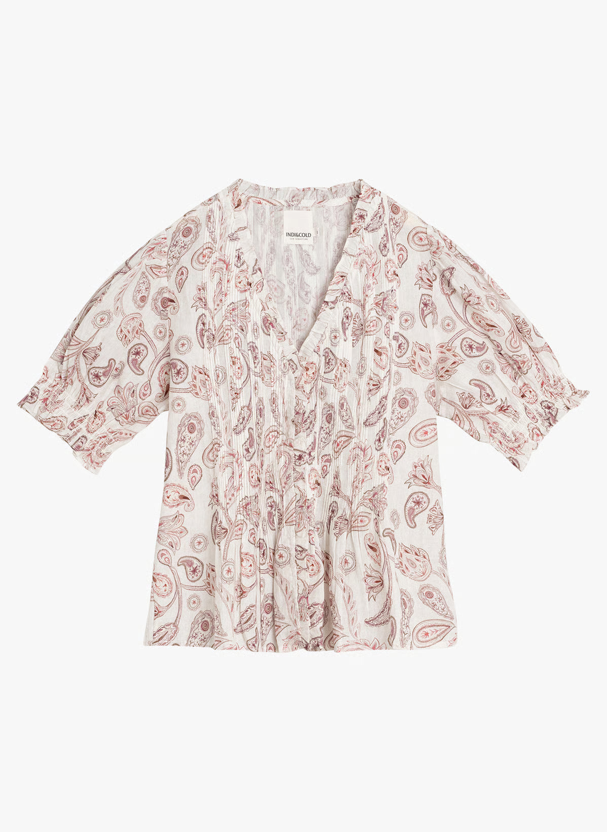 Indi & Cold Cotton Printed Blouse VV26KI132
