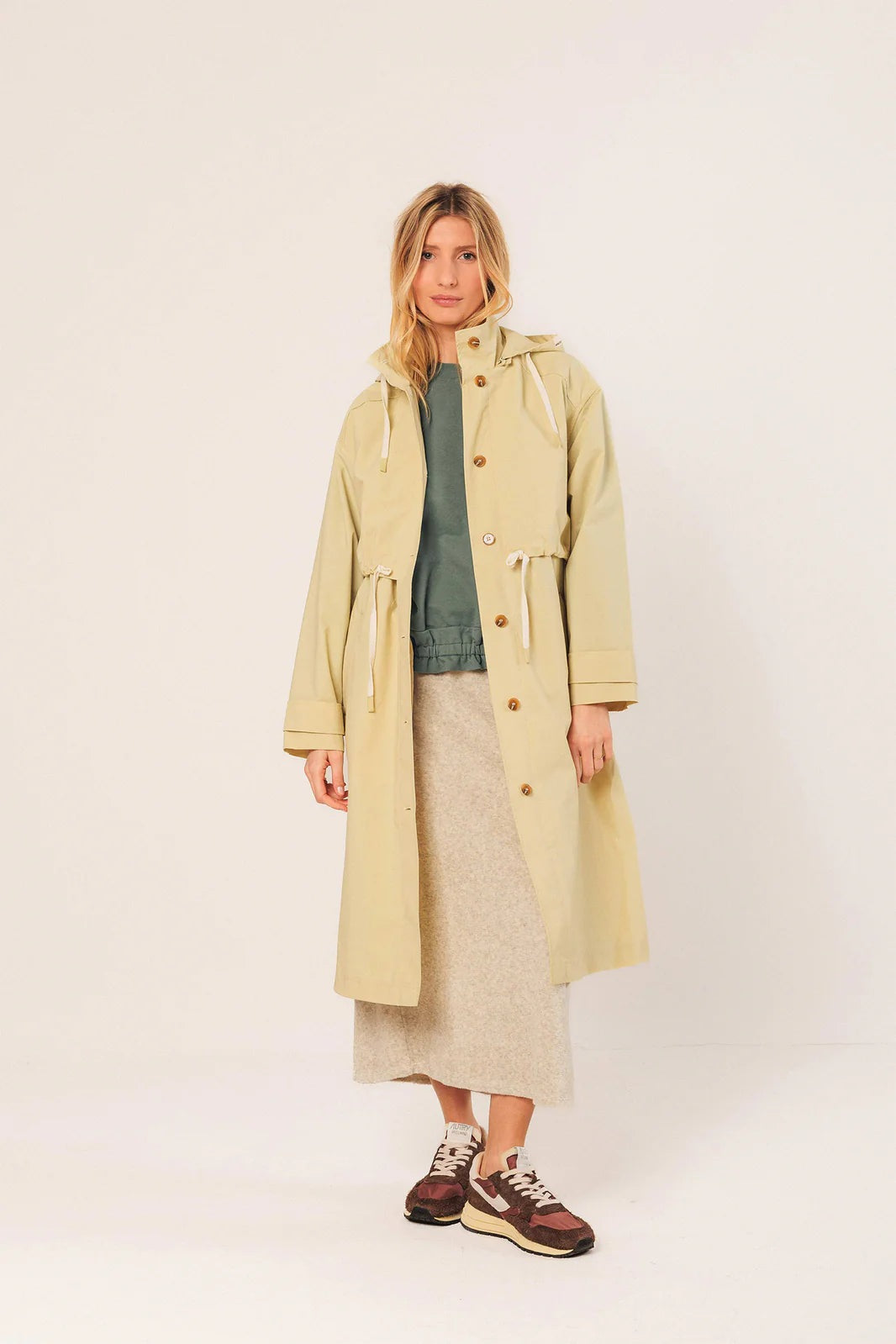 Indi & Cold Cotton Fleece Sweater Antracita ES350