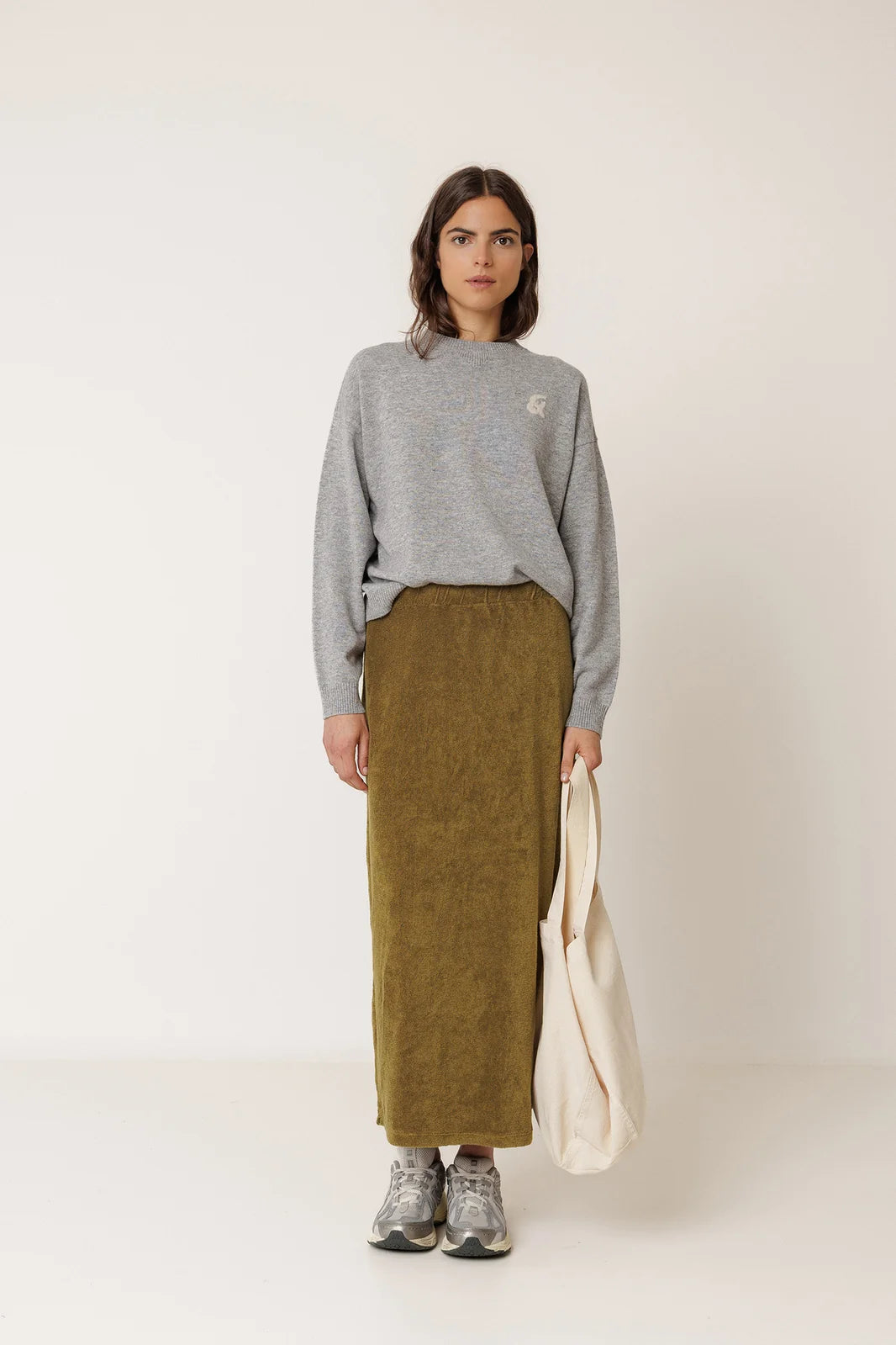 Indi & Cold Mila Terrycloth Skirt VV26ES461