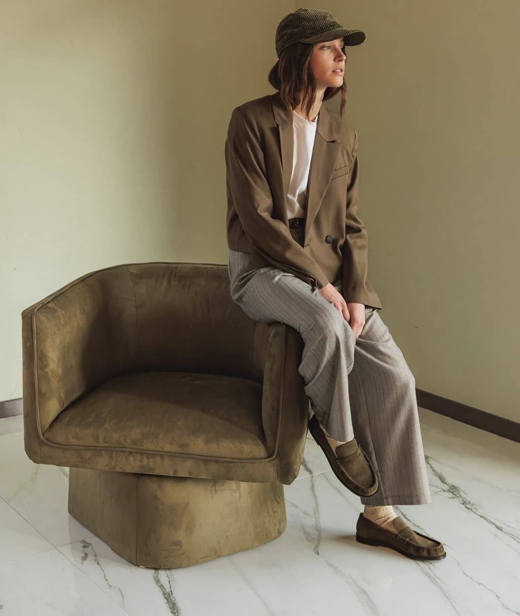 Indi & Cold Pleated Trousers Gris NJ301