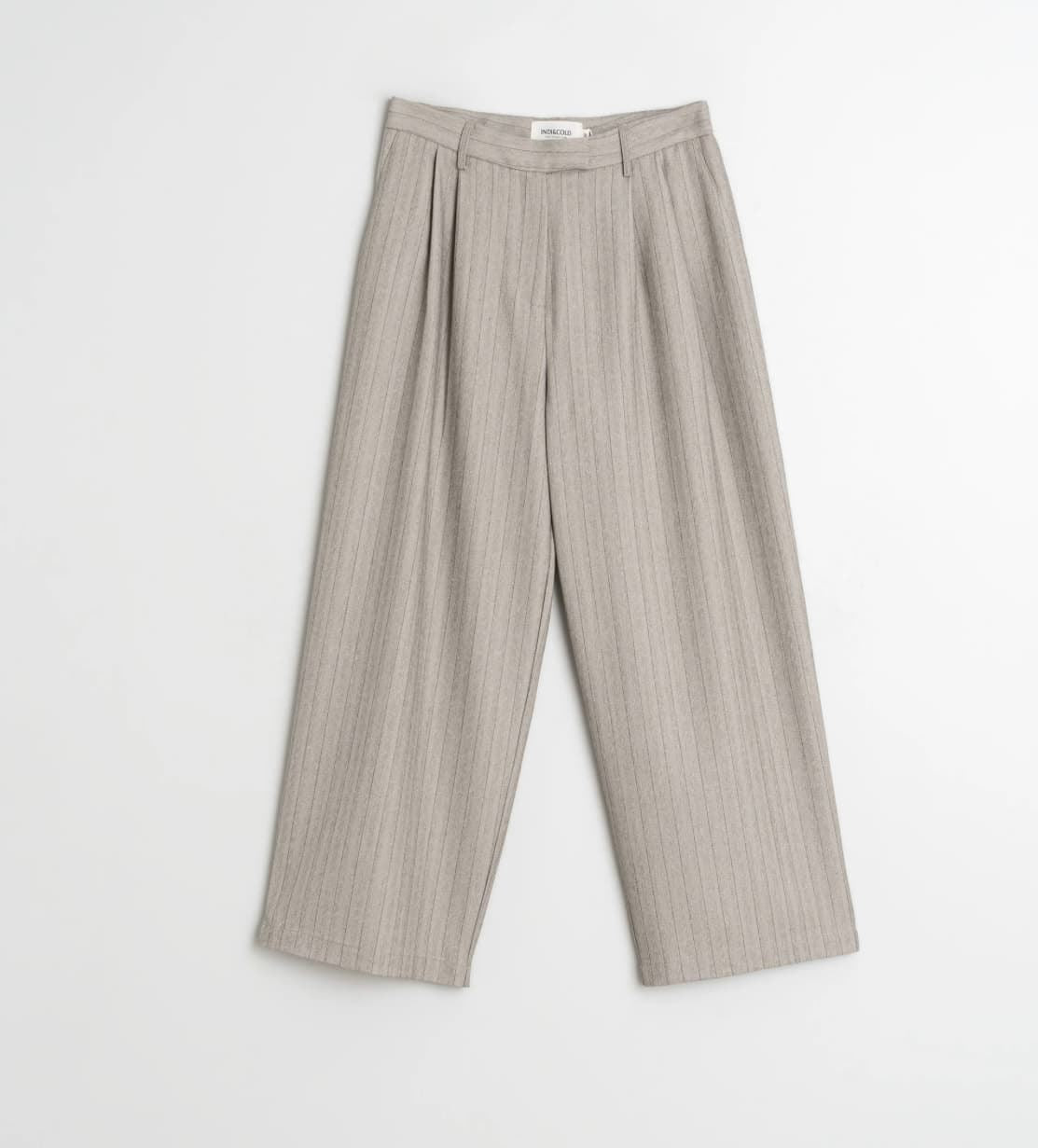 Indi & Cold Pleated Trousers Gris NJ301