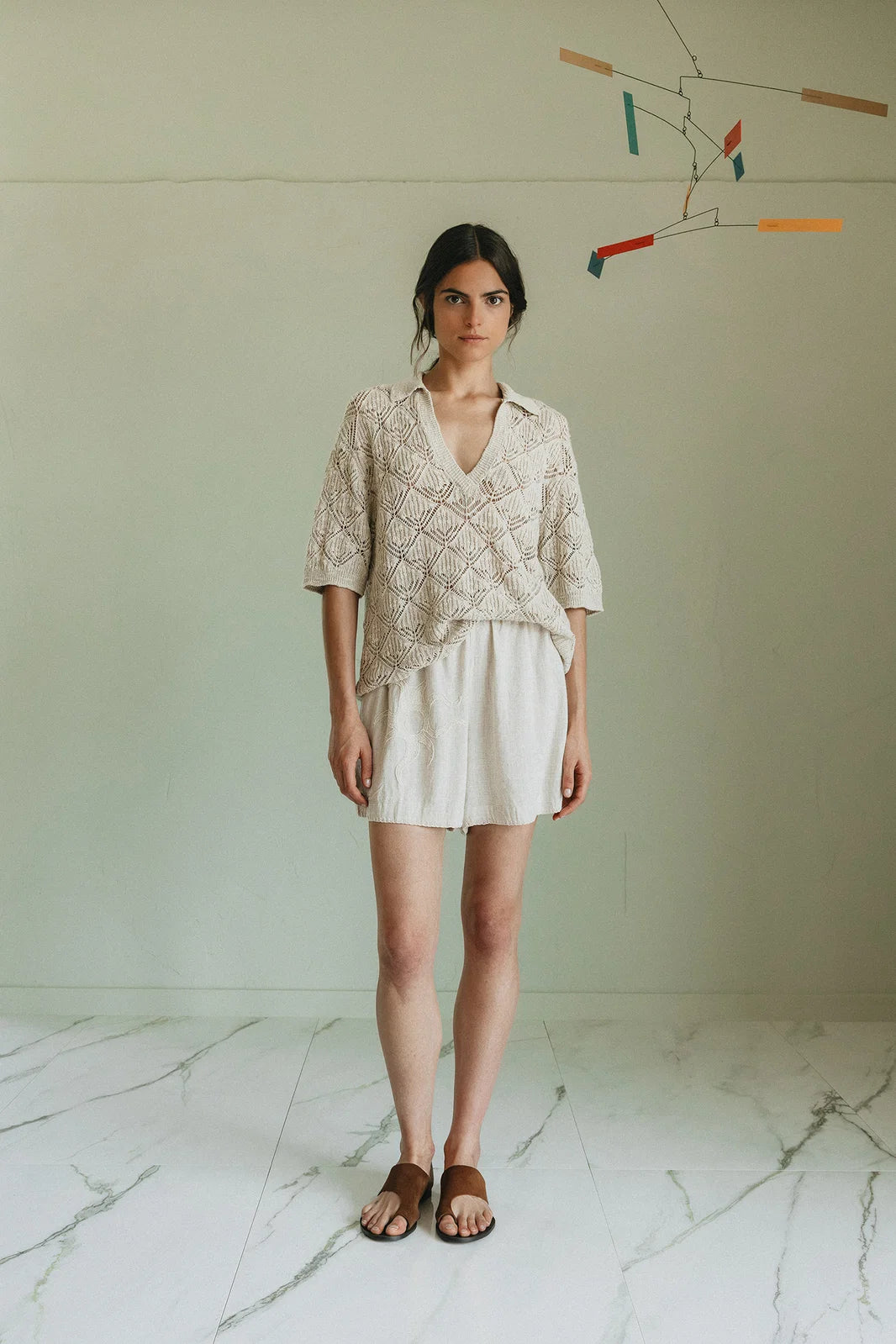 Indi & Cold Open Knit Polo VV26RD500
