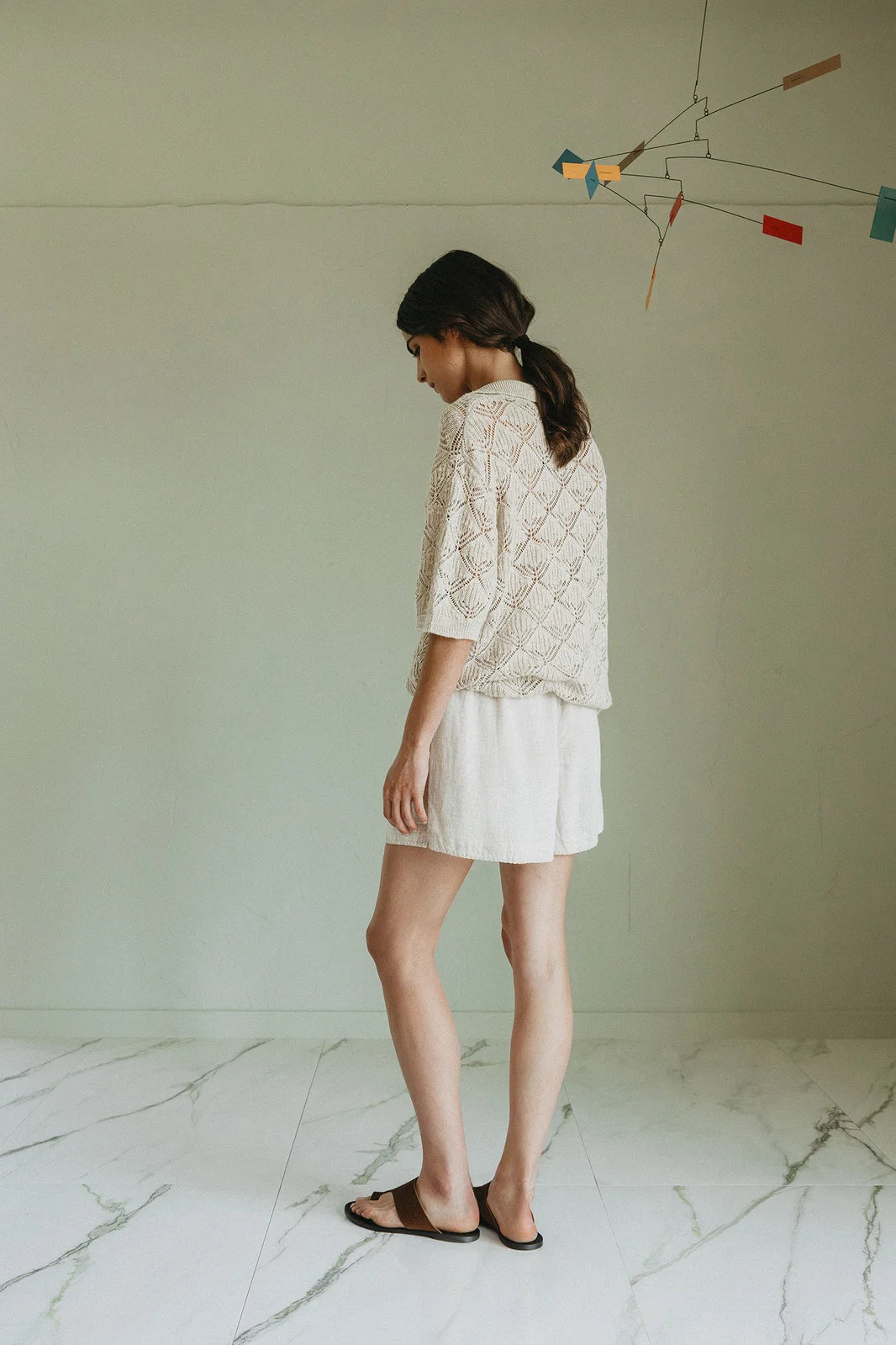 Indi & Cold Open Knit Polo VV26RD500