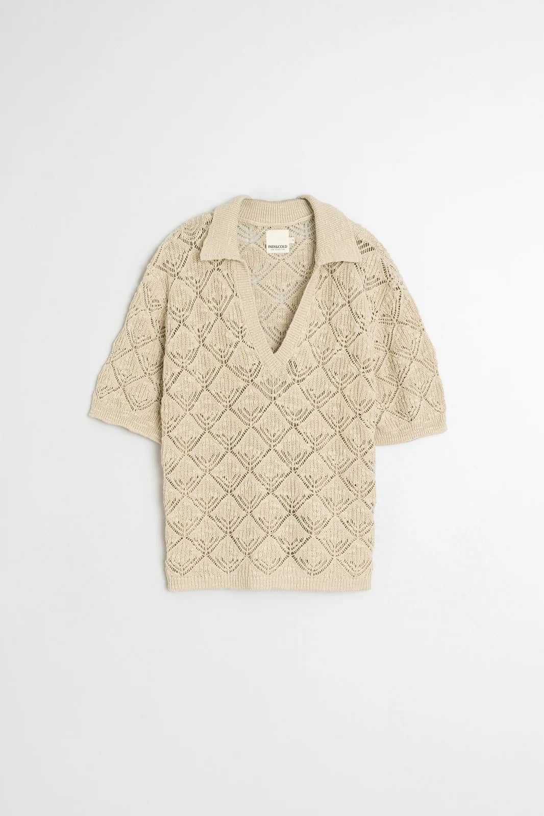 Indi & Cold Open Knit Polo VV26RD500