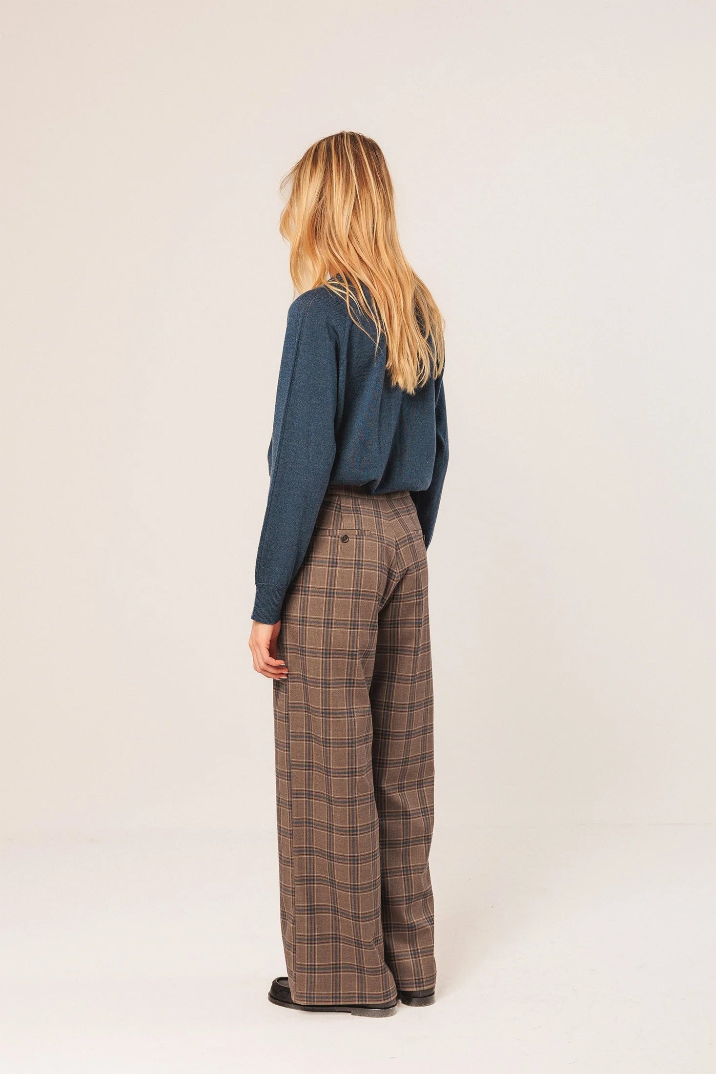 Indi & Cold Plaid Pants Vison NJ277