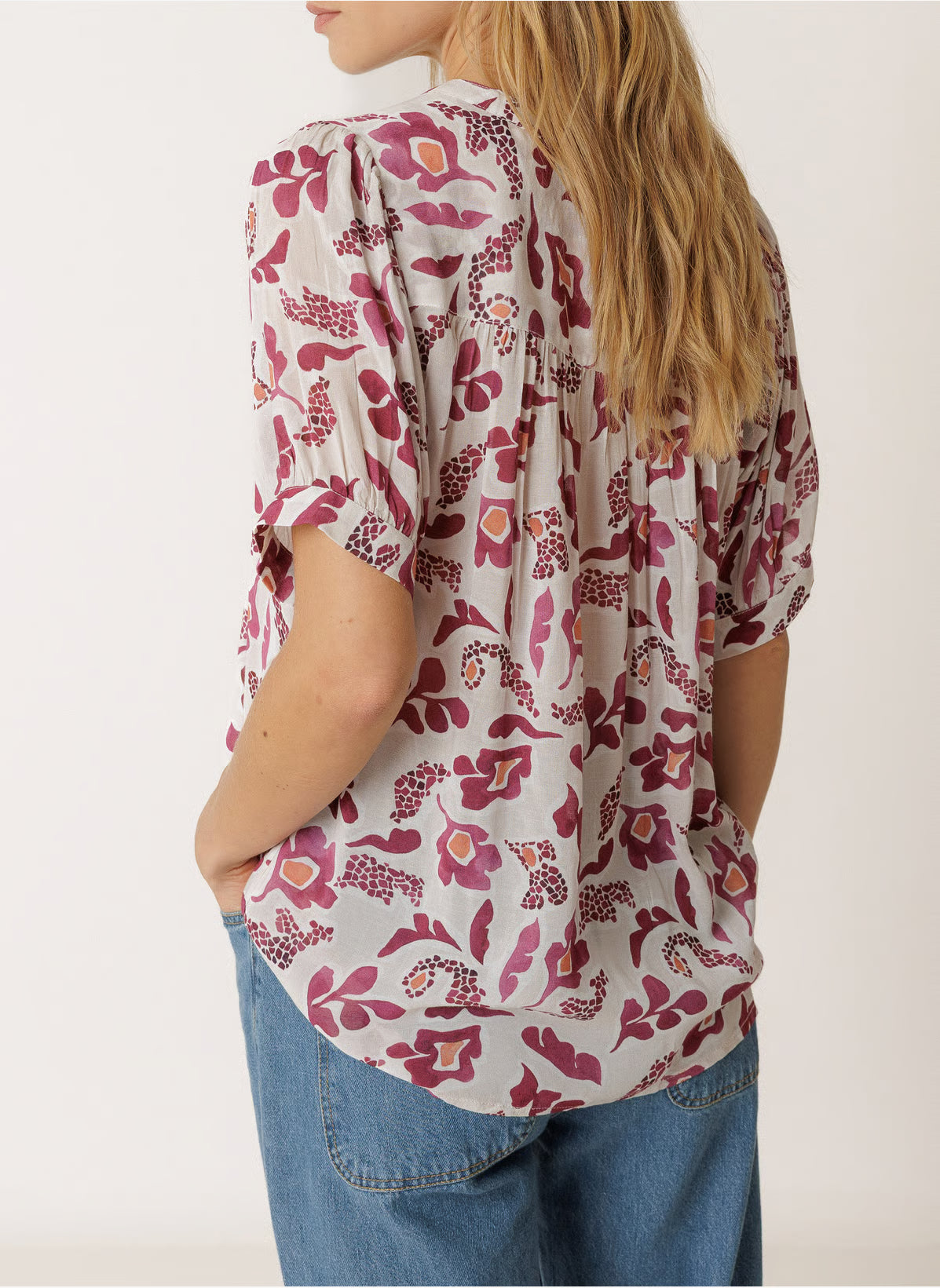 Indi & Cold Printed Blouse VV26AD116