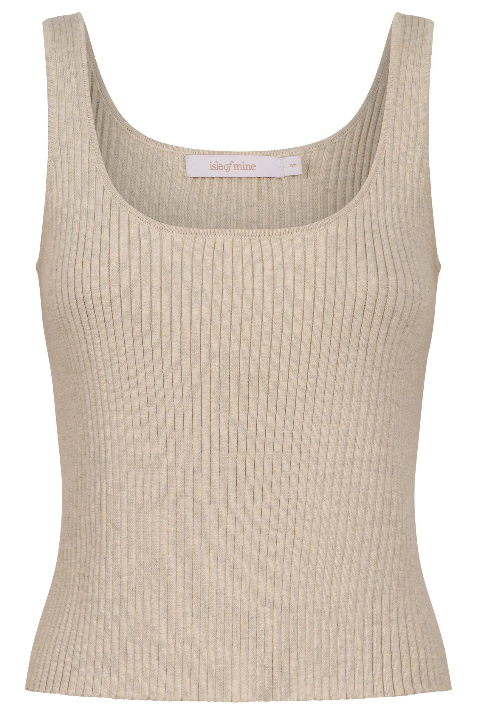 Isle of Mine Adele Cotton Tank Canvas