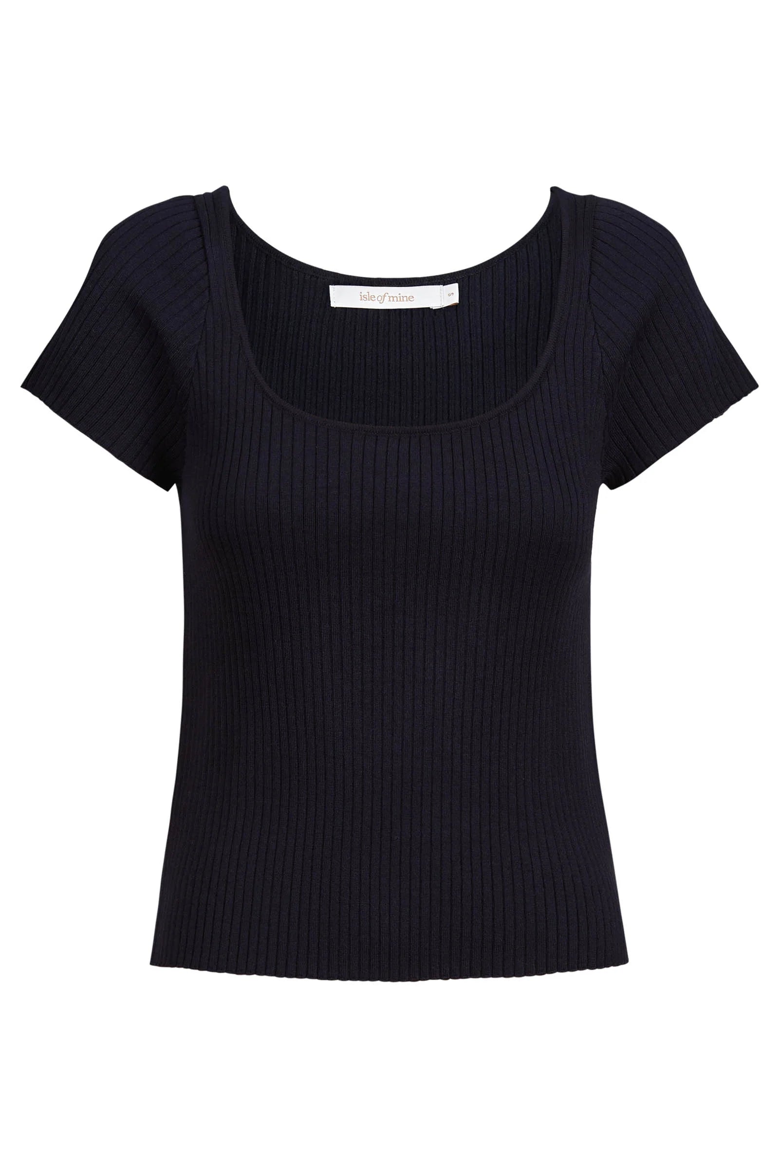 Isle of Mine Adele Knit Tshirt Navy