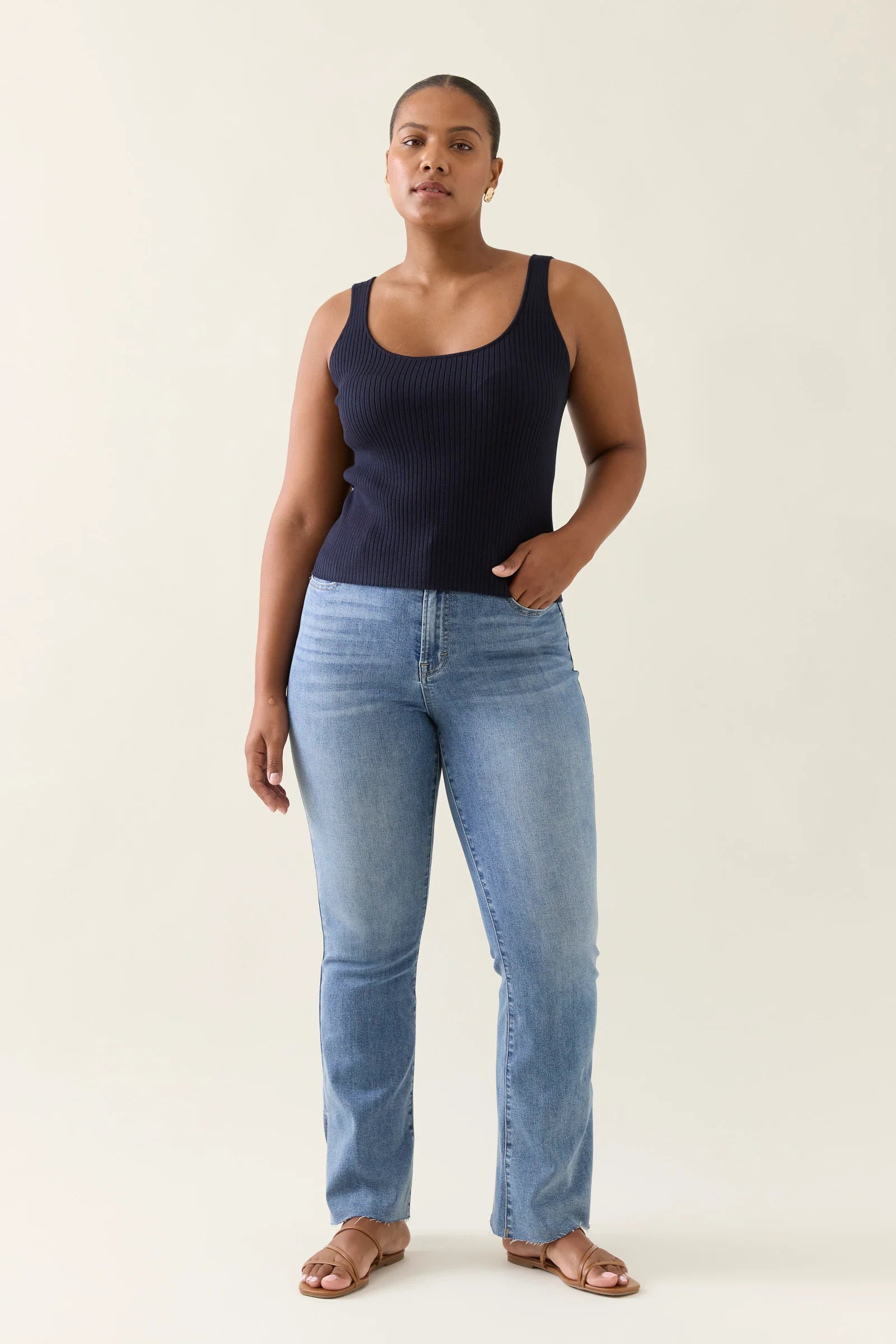 Isle of Mine Adele Tank Navy