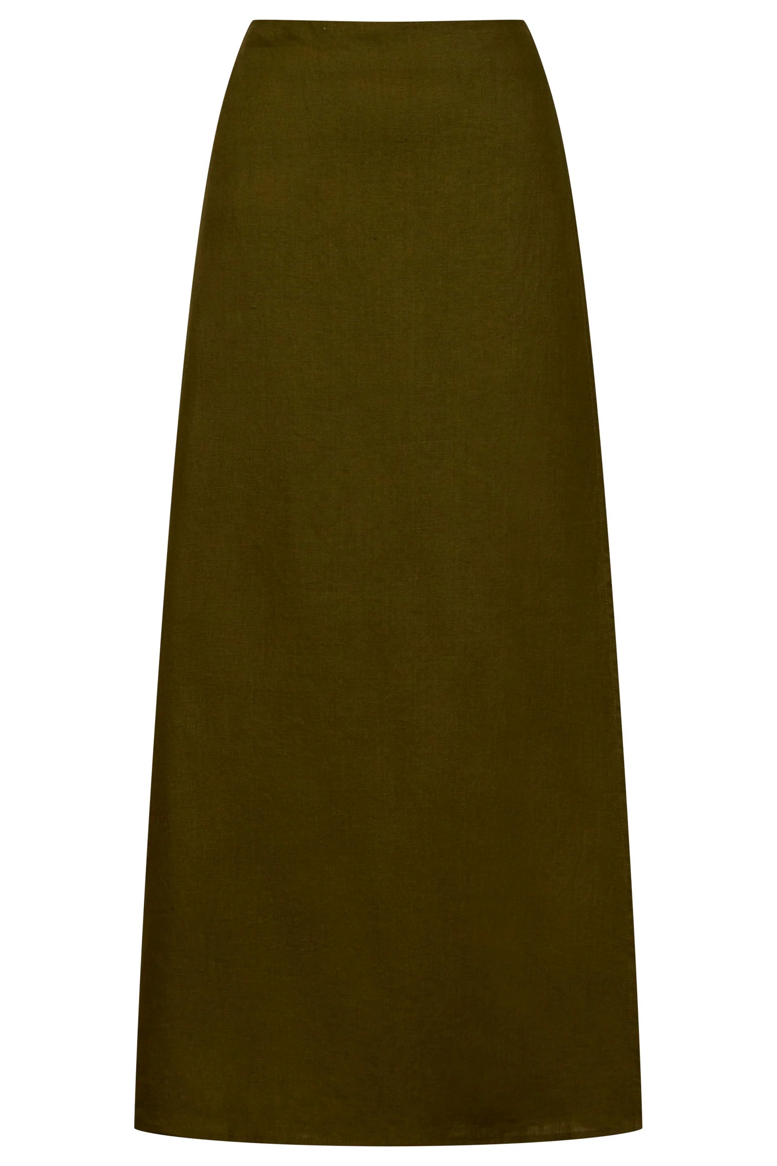 Isle of Mine Wrap Skirt Olive