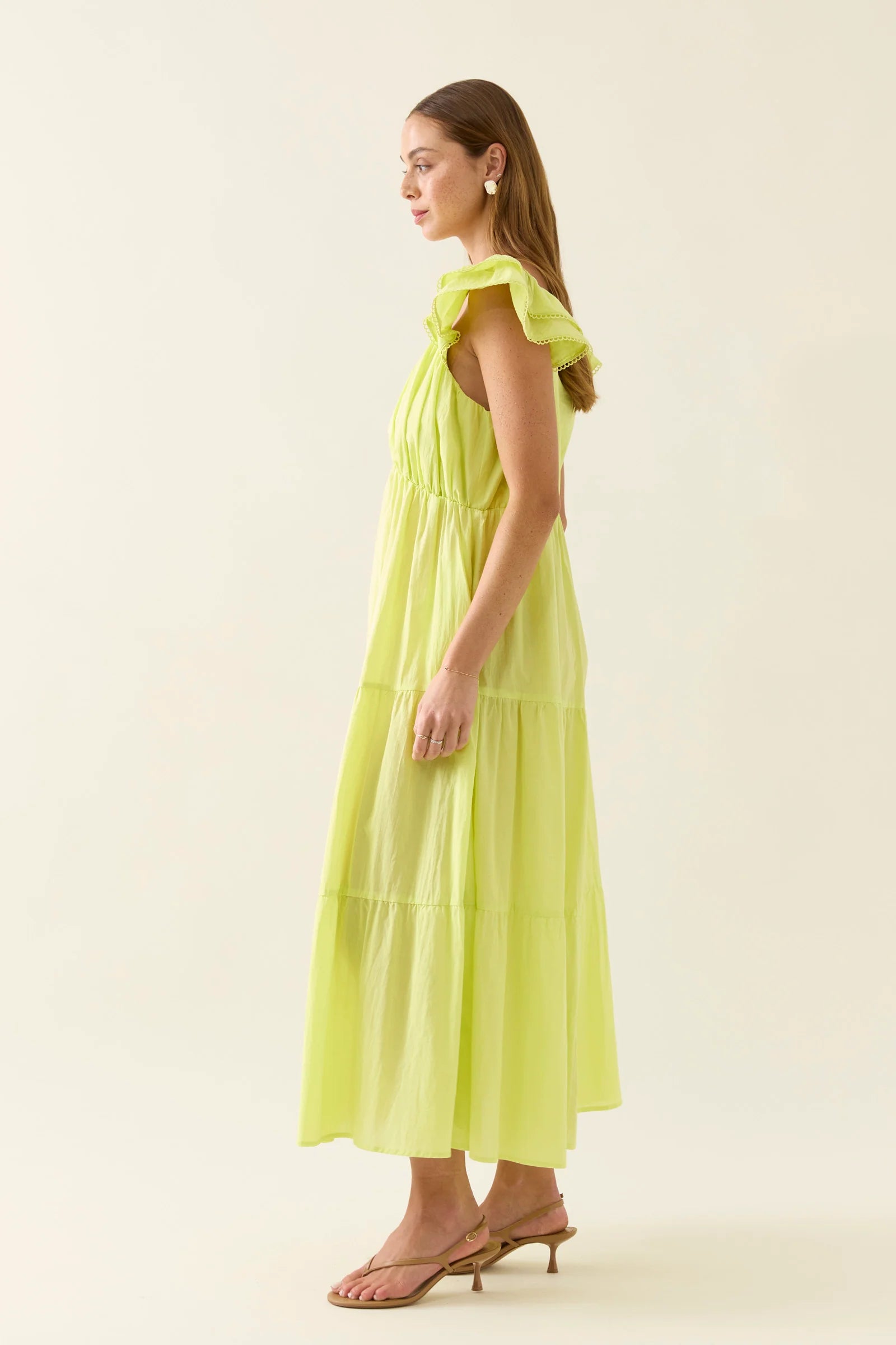 Isle of Mine Aurora Frill Tank Dress Pomelo