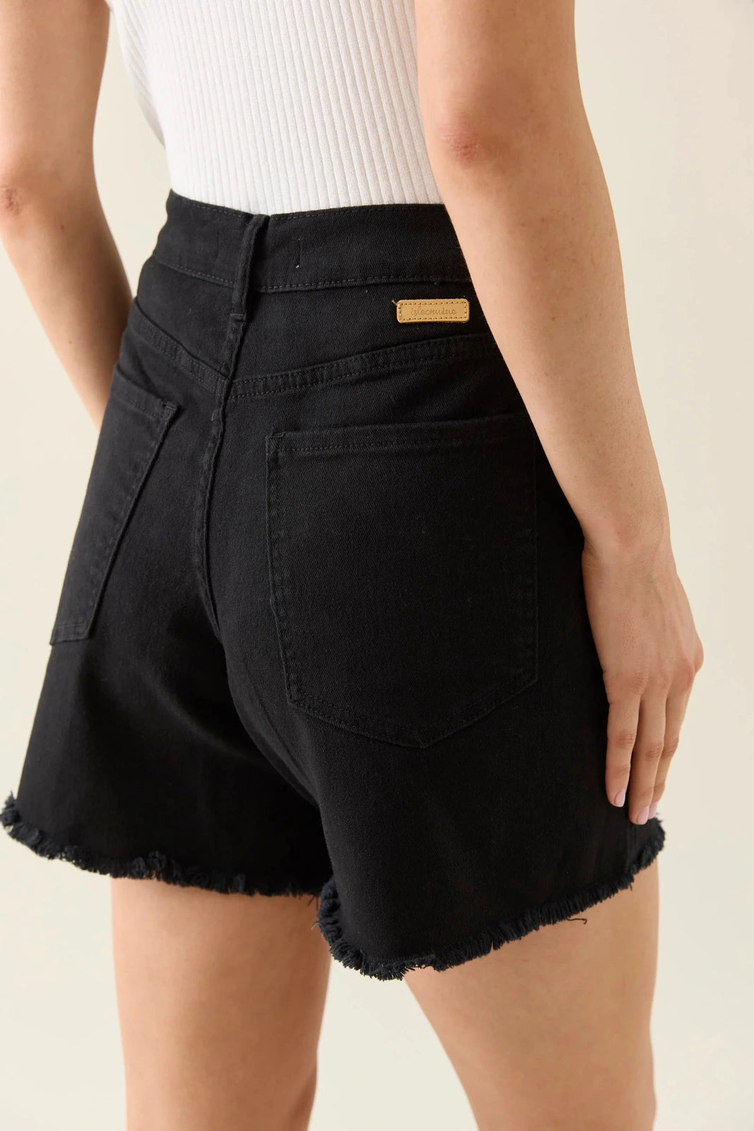 Isle of Mine Duke Denim Shorts Black