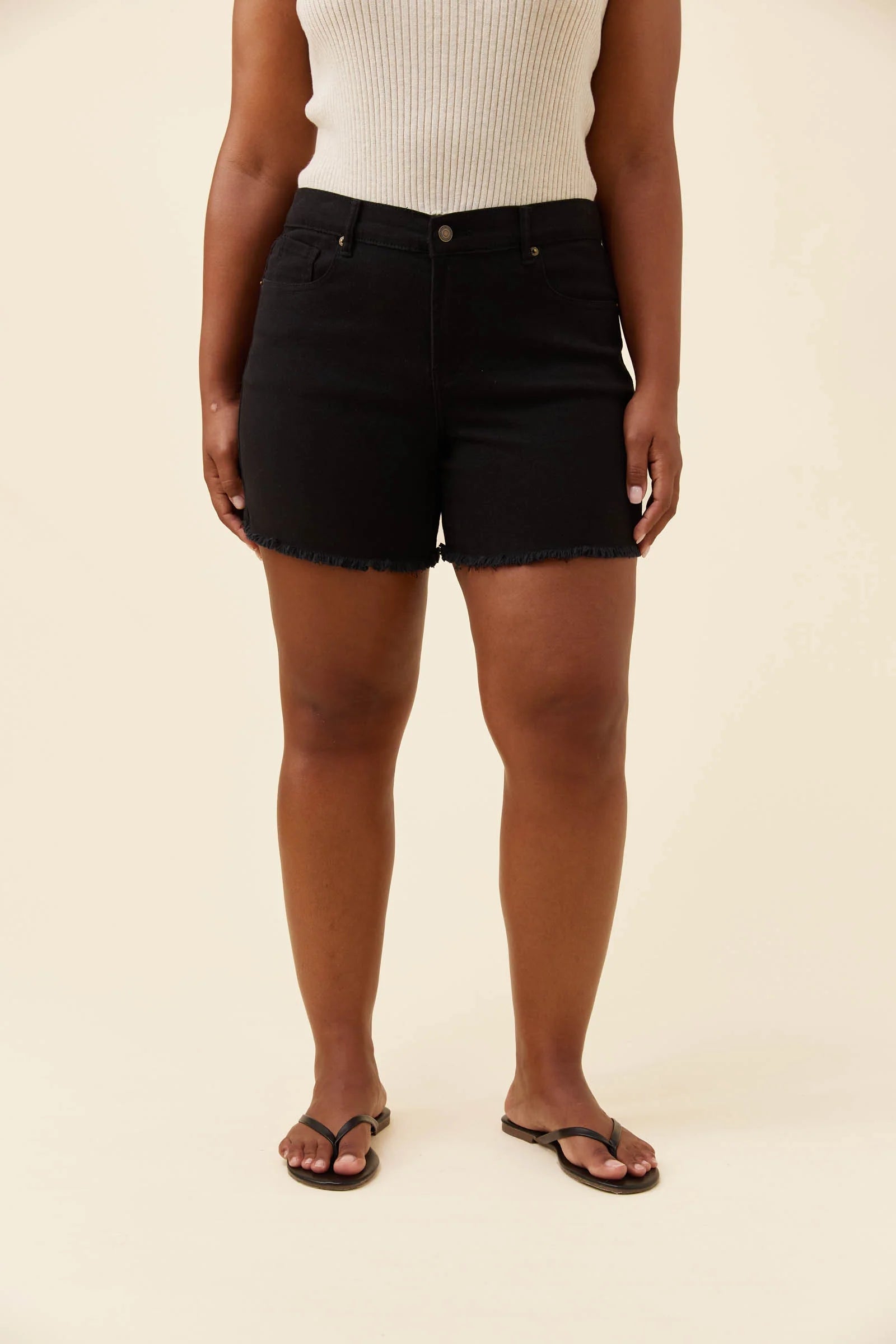 Isle of Mine Duke Denim Shorts Black