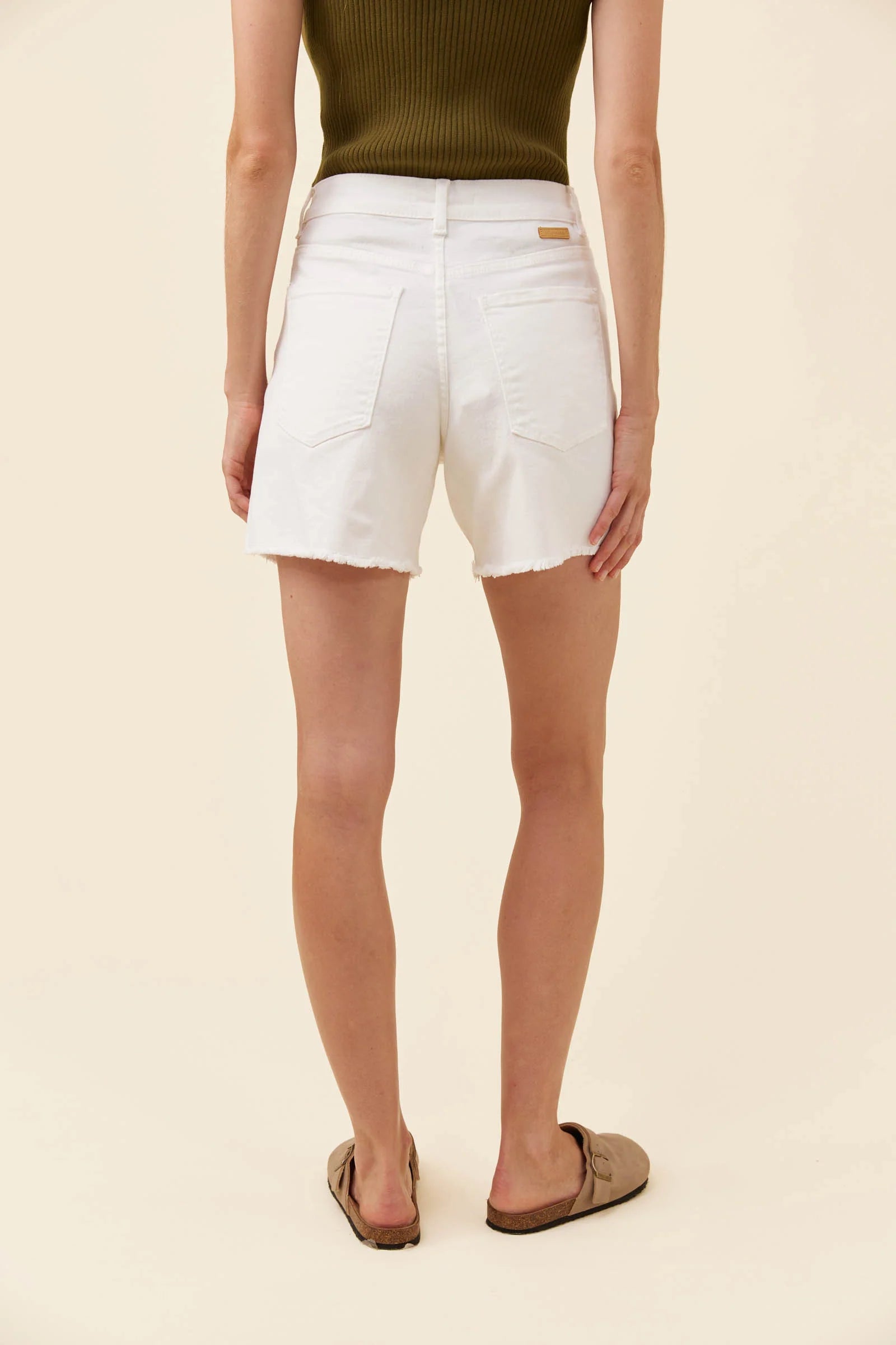 Isle of Mine Duke Denim Shorts Salt
