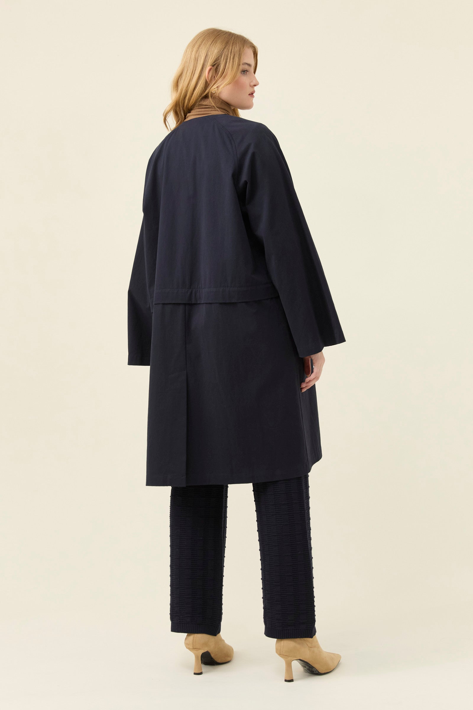 Isle of Mine Farida Convertible Coat Navy