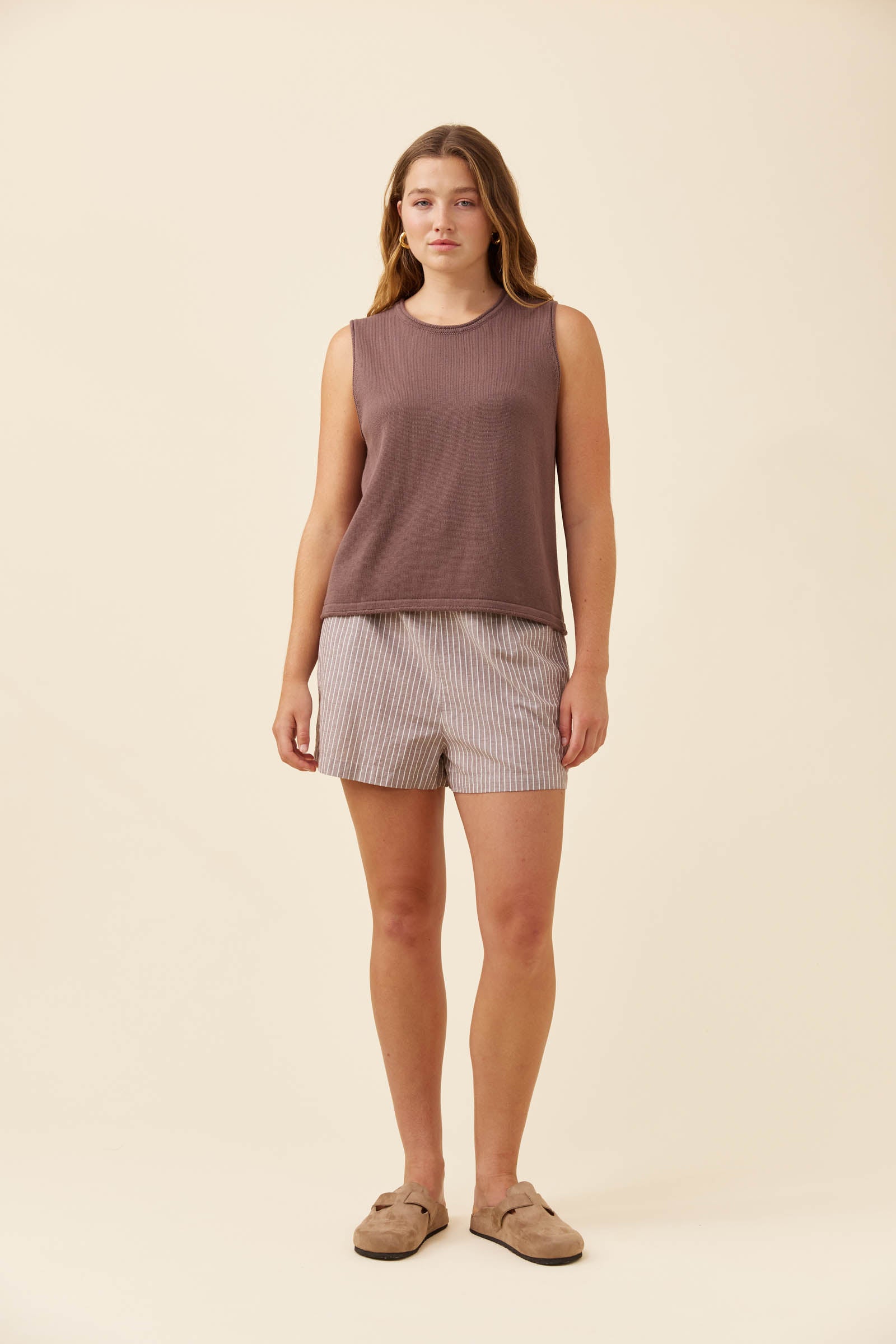 Isle of Mine Haser Tank Taupe