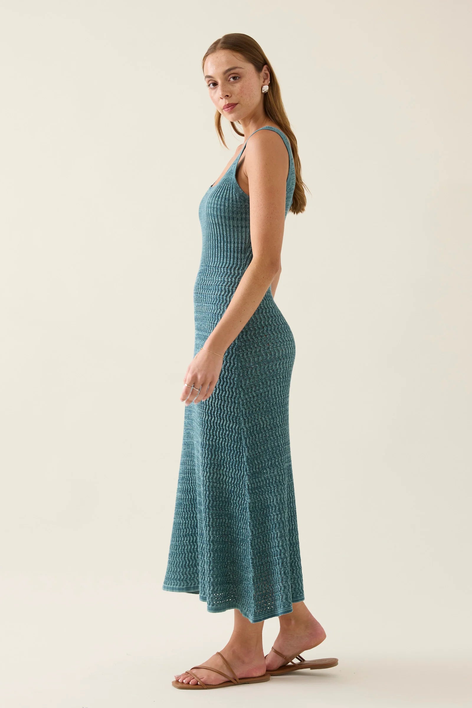 Isle of Mine Ida Knit Tank Dress Baltic