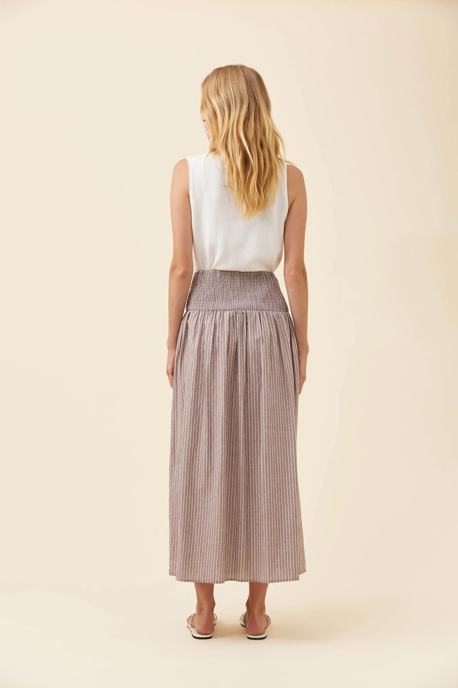 Isle of Mine Lyndell Maxi Skirt Taupe