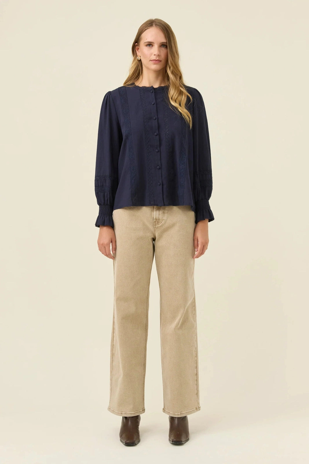 Isle of Mine Maeve Shirt Navy
