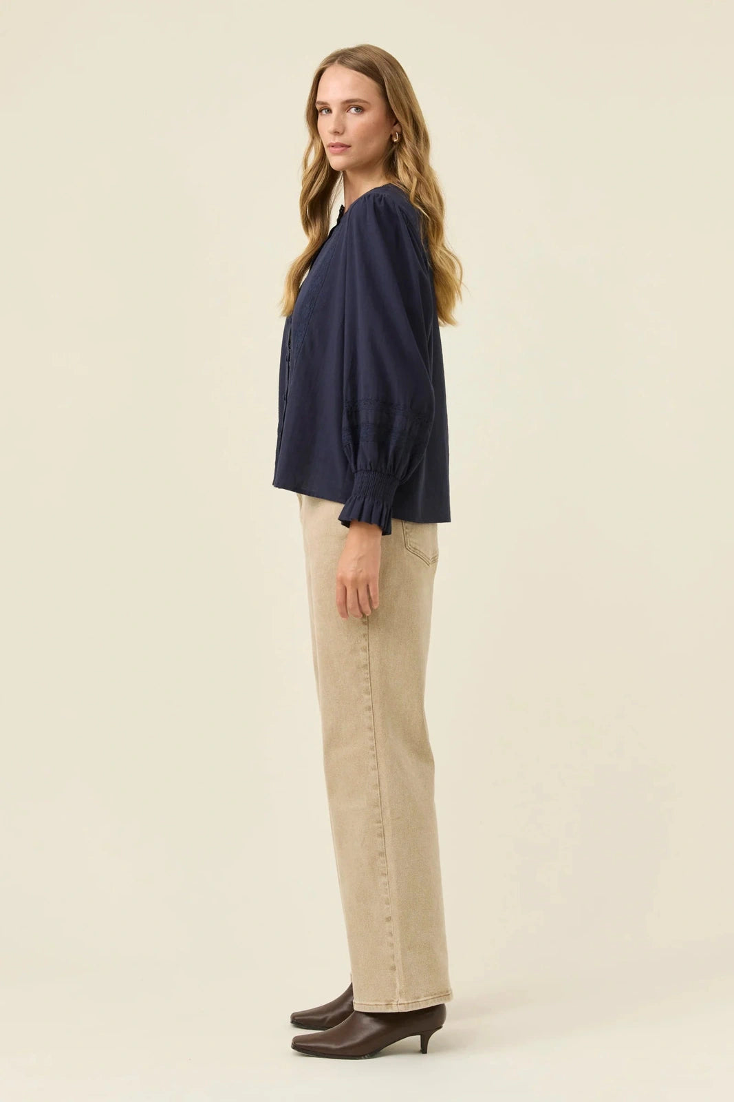 Isle of Mine Maeve Shirt Navy