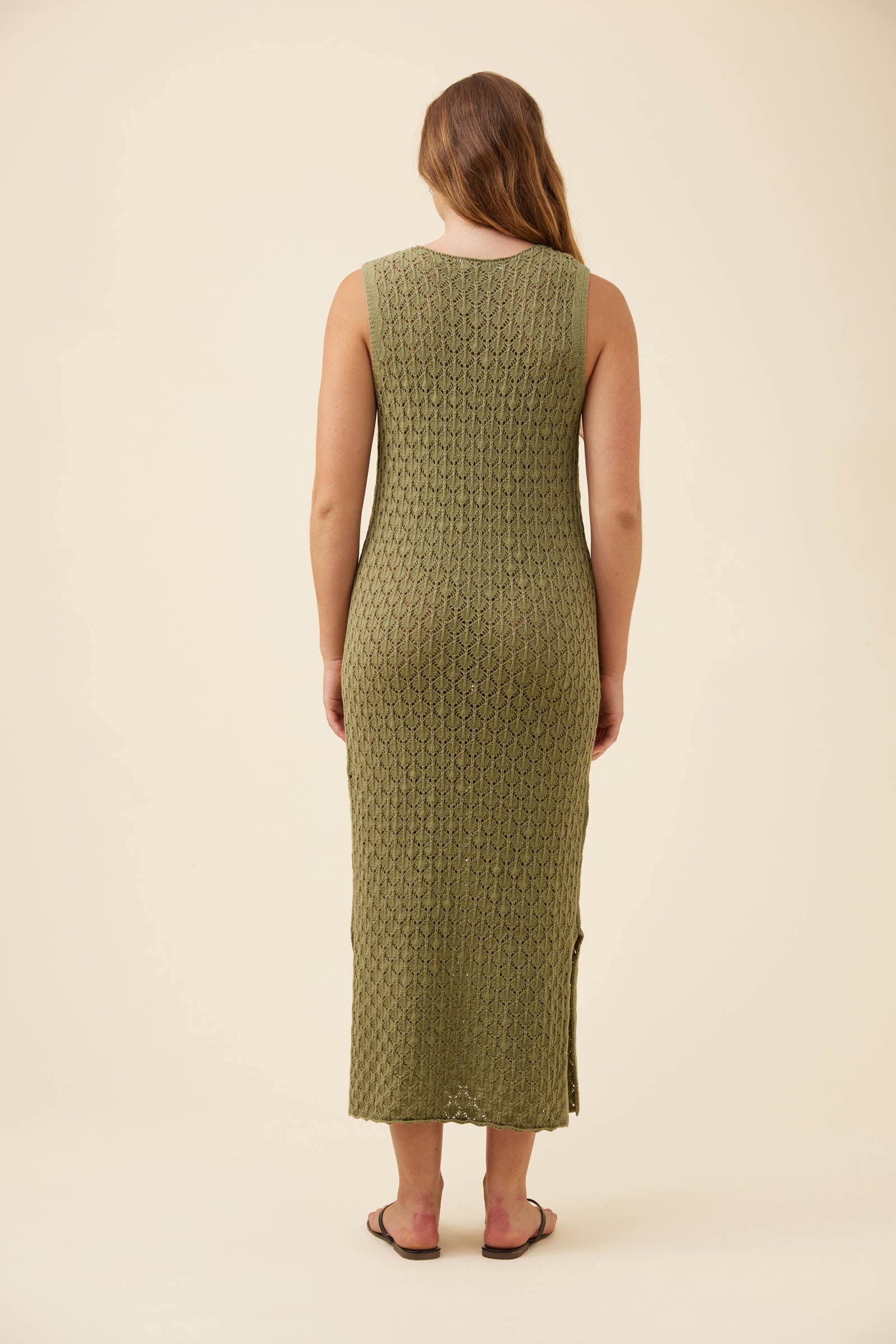 Isle of Mine Mia Knit Dress Sage