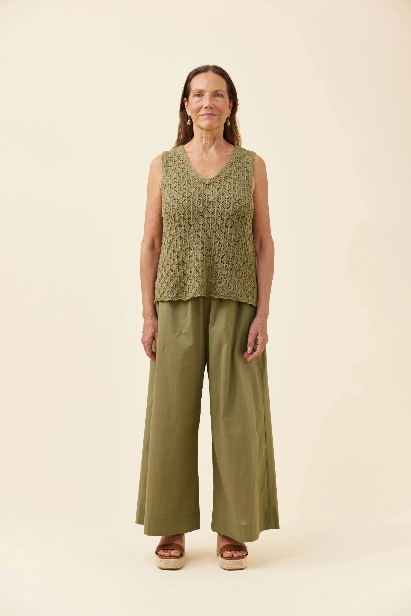 Isle of Mine Mia Knit Top Sage