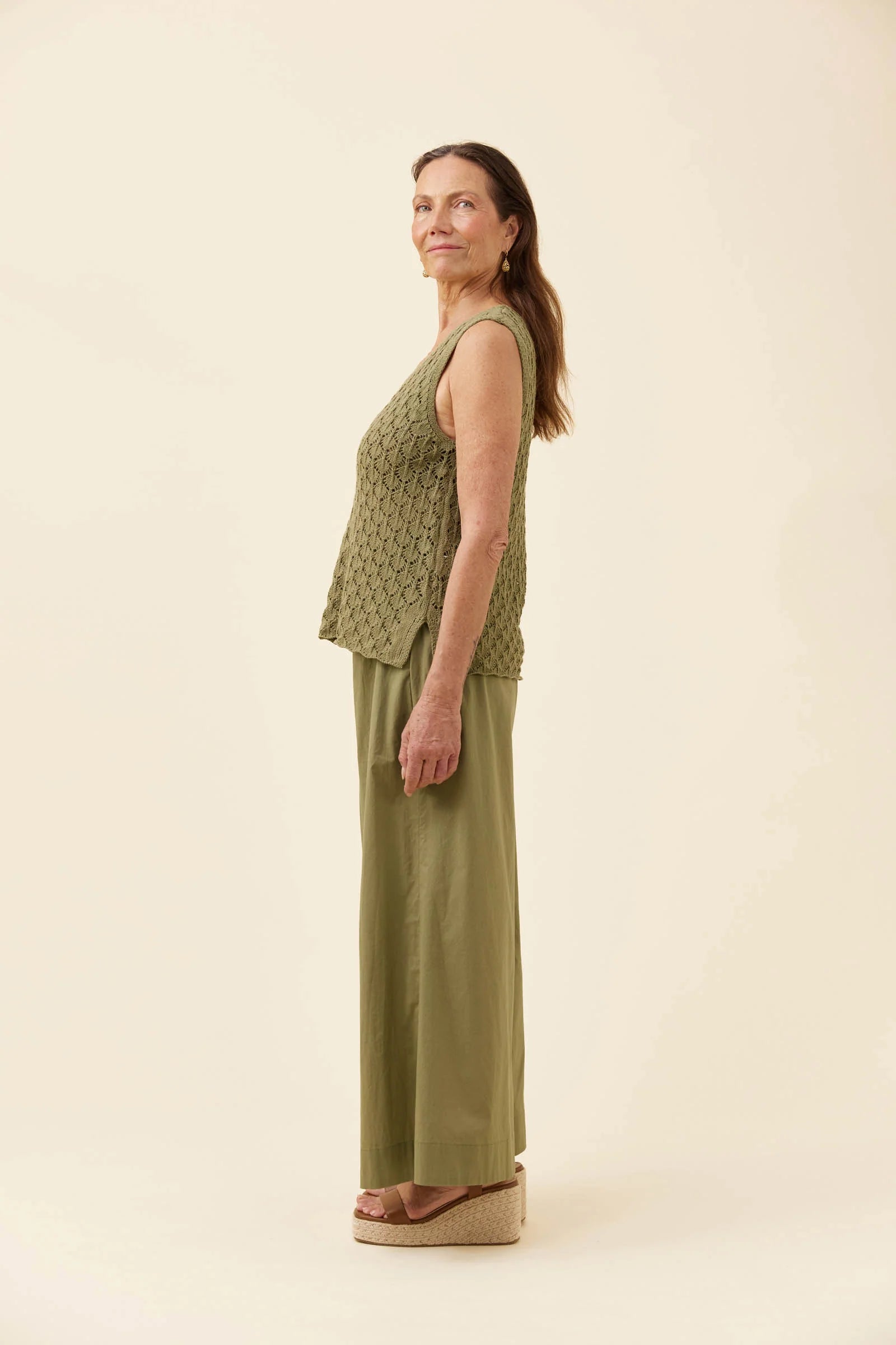 Isle of Mine Mia Knit Top Sage
