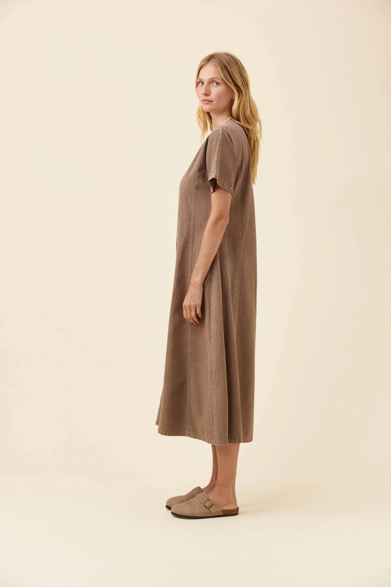 Isle of Mine Preston Maxi Dress Taupe