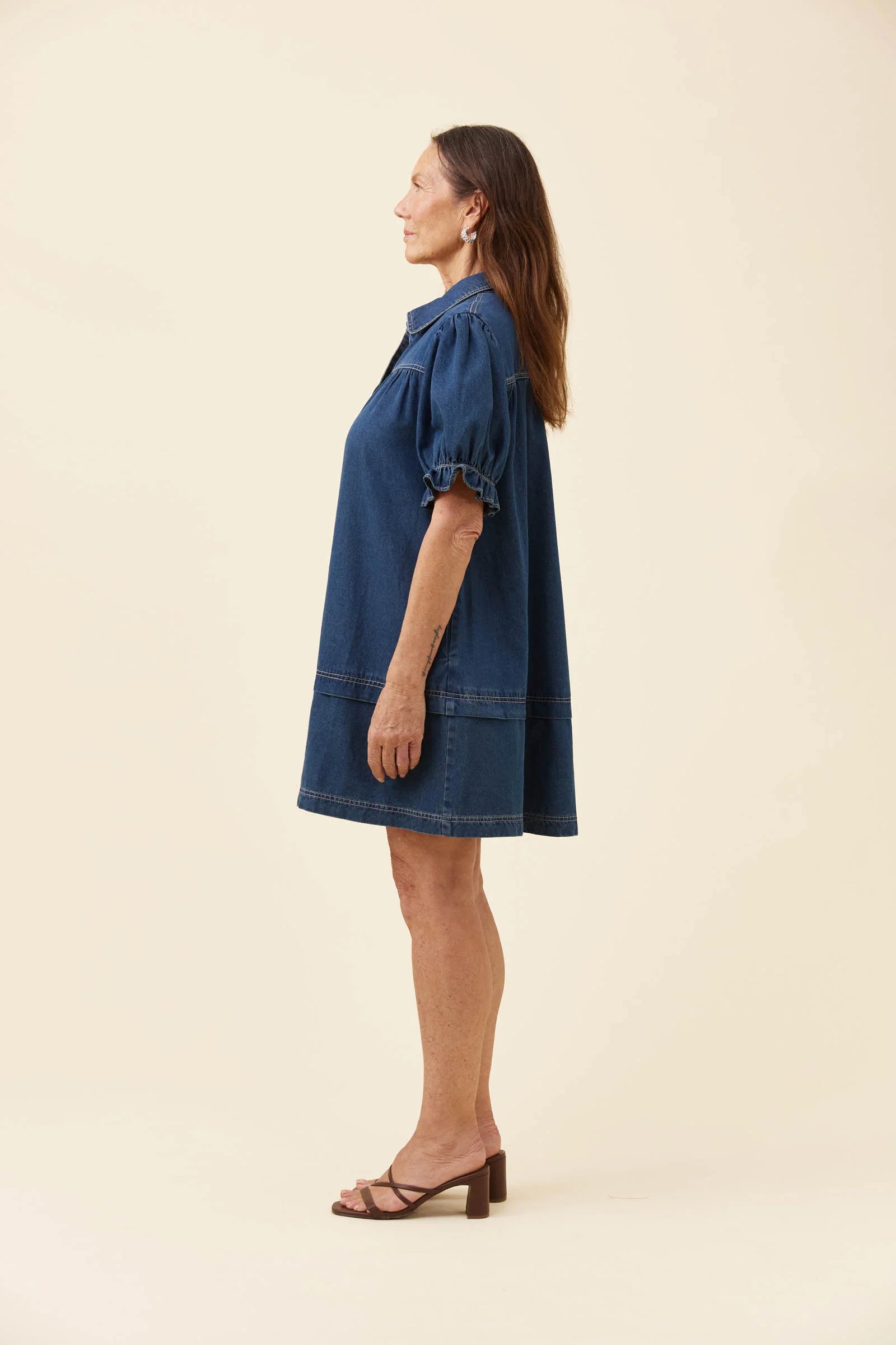Isle of Mine Preston Shirt Dress Deep Blue
