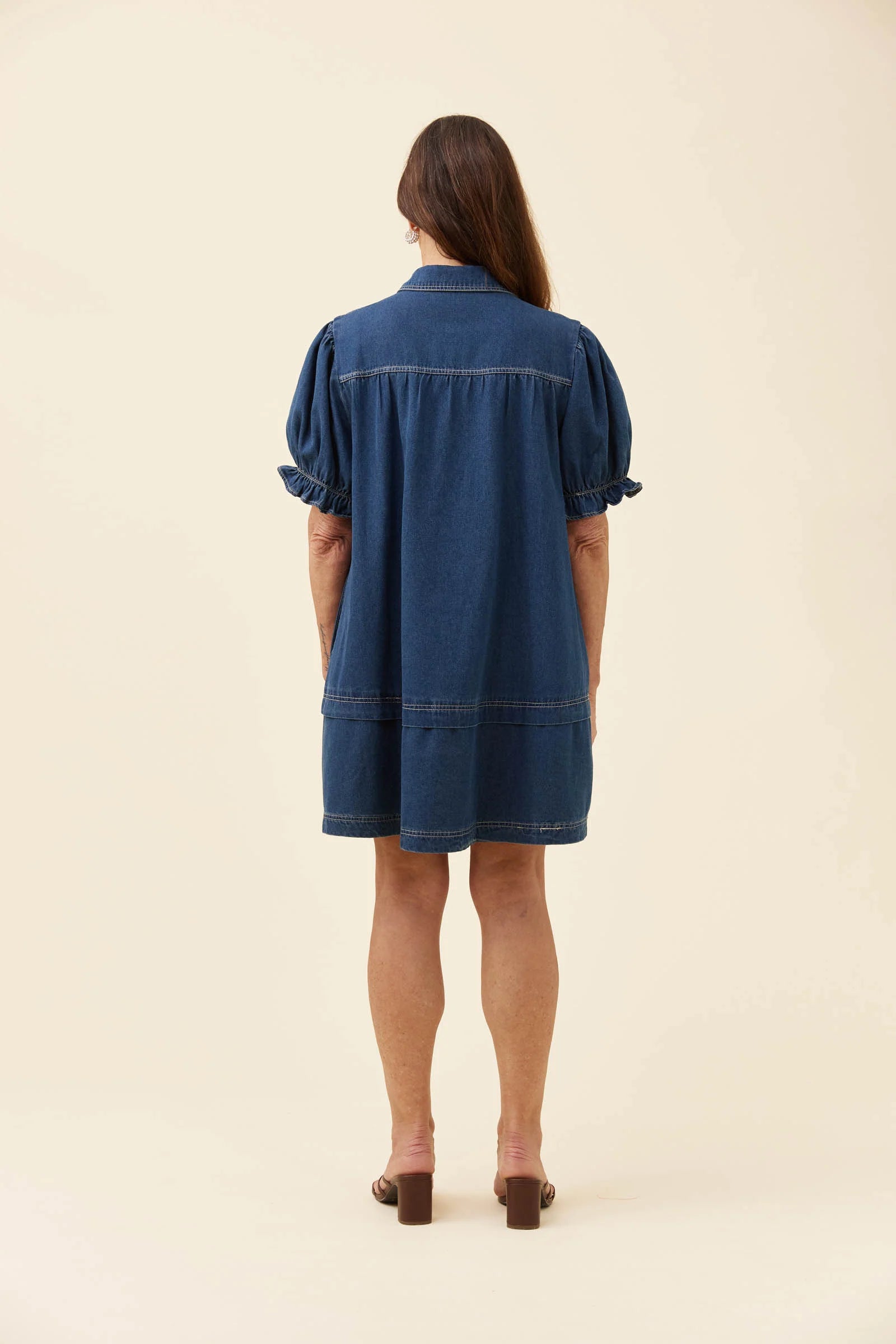 Isle of Mine Preston Shirt Dress Deep Blue
